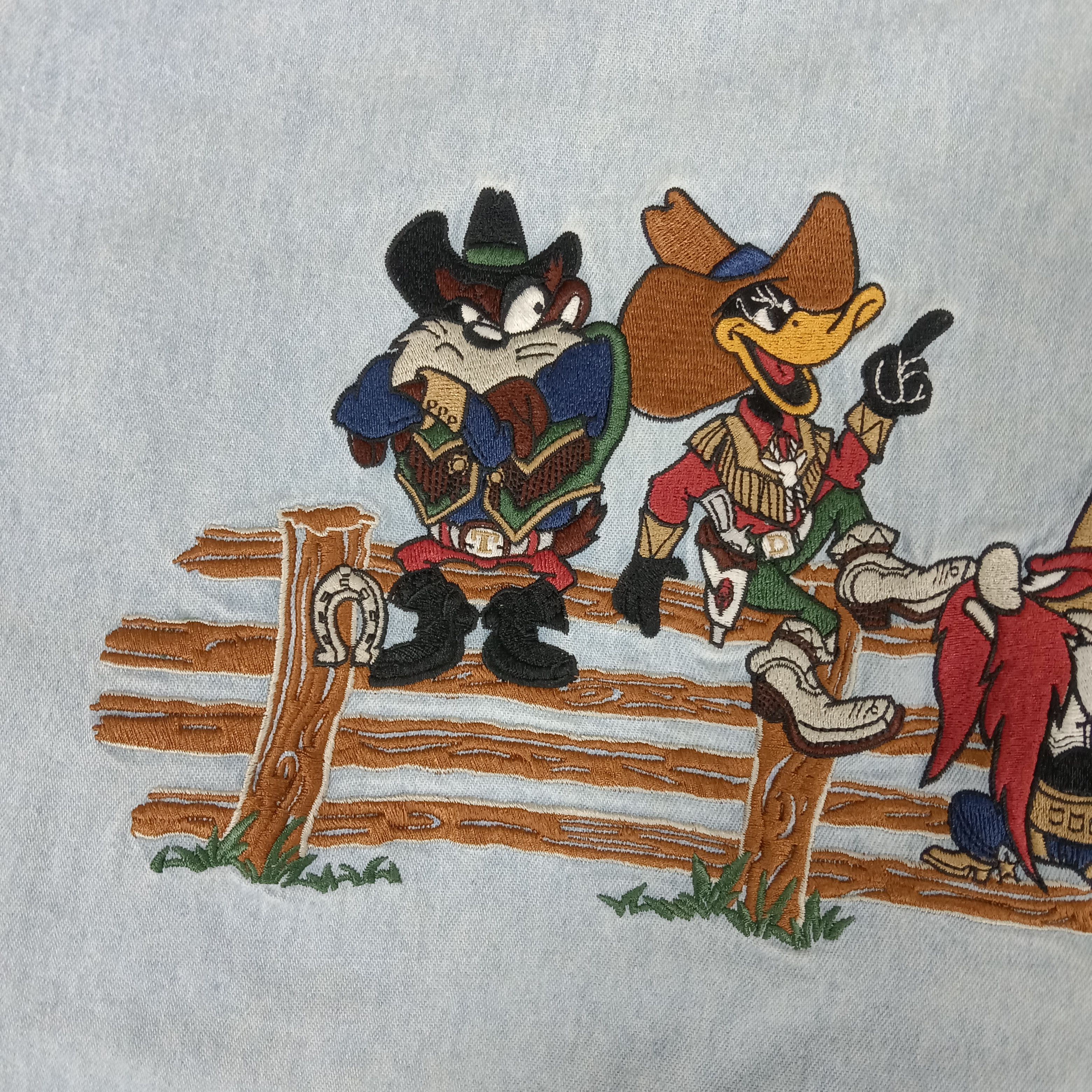 Cartoon Network × Vintage Looney Tunes Classic American Style Embroidery Shirt Size US L / EU 52-54 / 3 - 3 Thumbnail