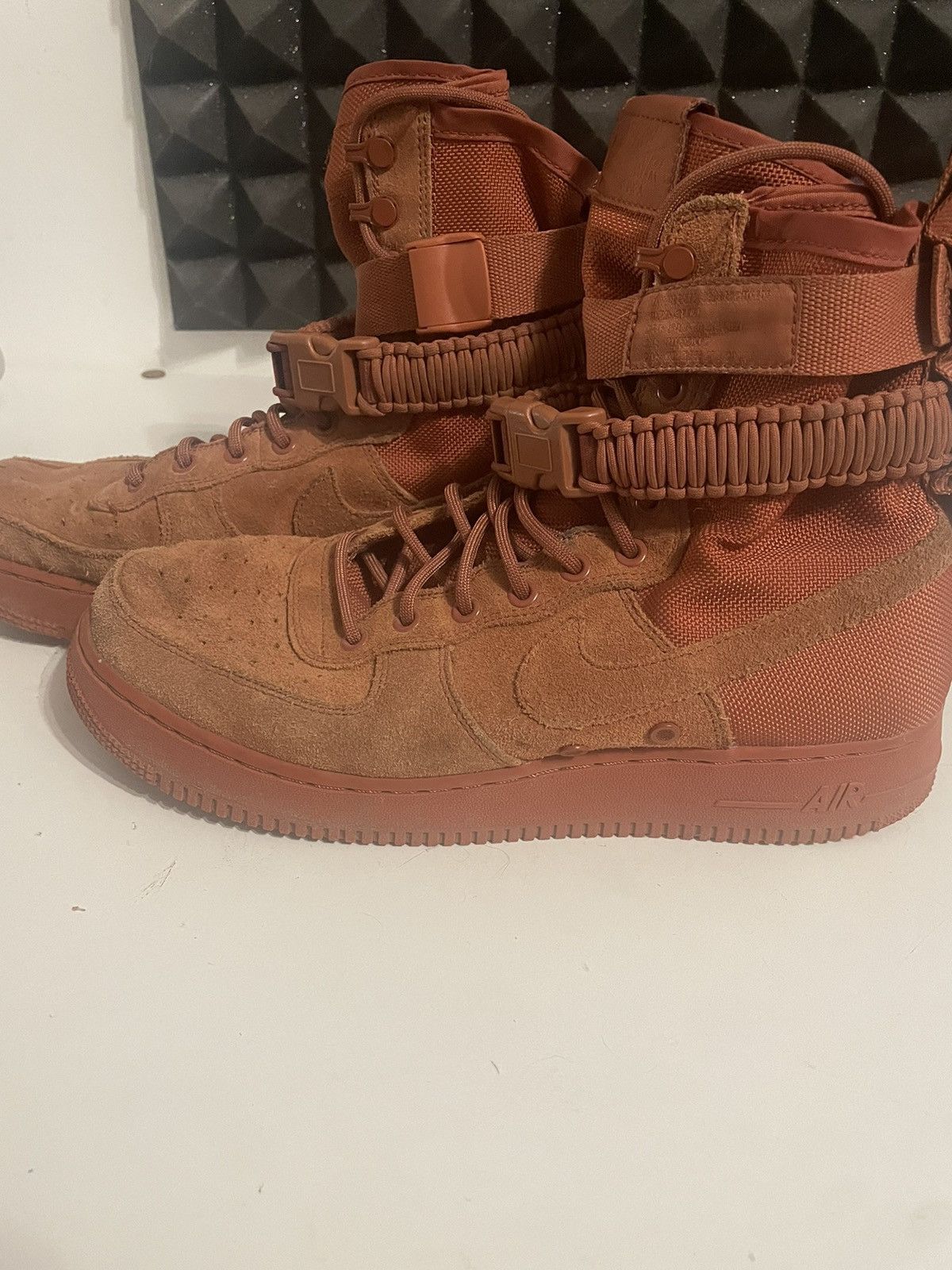 Nike Nike SF AIr Force 1 Dusty peach Clay Size US 11 / EU 44 - 1 Thumbnail