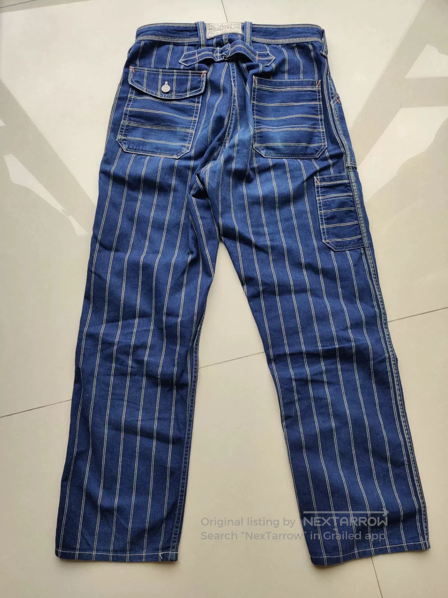 Freewheelers Bootleggers Longshoreman Denim Pants. Size US 30 / EU 46 - 3 Thumbnail
