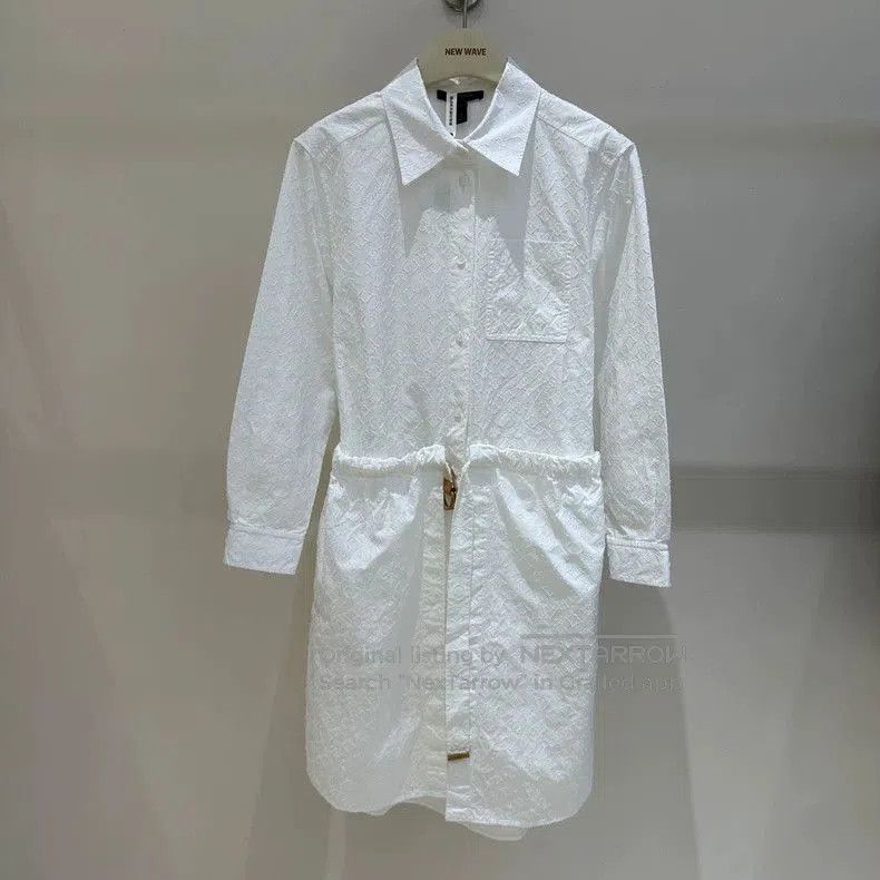 Louis Vuitton Louis Vuitton Monogram Shirt Dress . Size M / US 6-8 / IT 42-44 - 1 Thumbnail