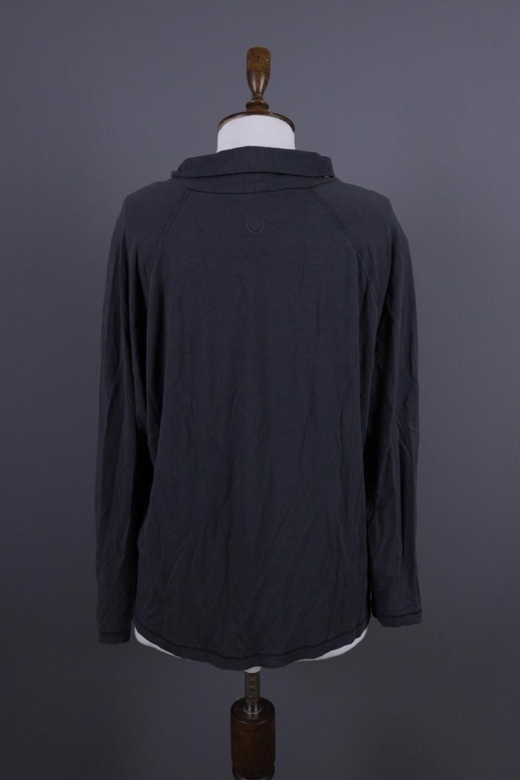 Oscar De La Renta Oska Gray Lagenlook Cowl Neck Pullover Tunic Shirt Size 2 Size XS / US 0-2 / IT 36-38 - 5 Thumbnail