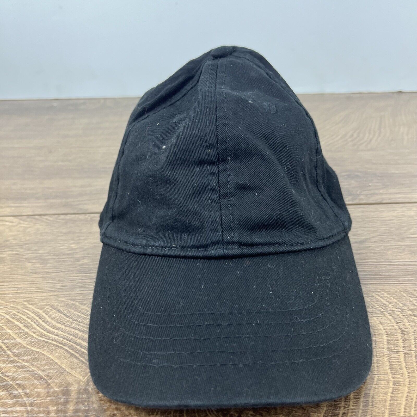Other Plain Black Hat Athletic Black Hat Black Adjustable Hat Blac Size ONE SIZE - 5 Thumbnail