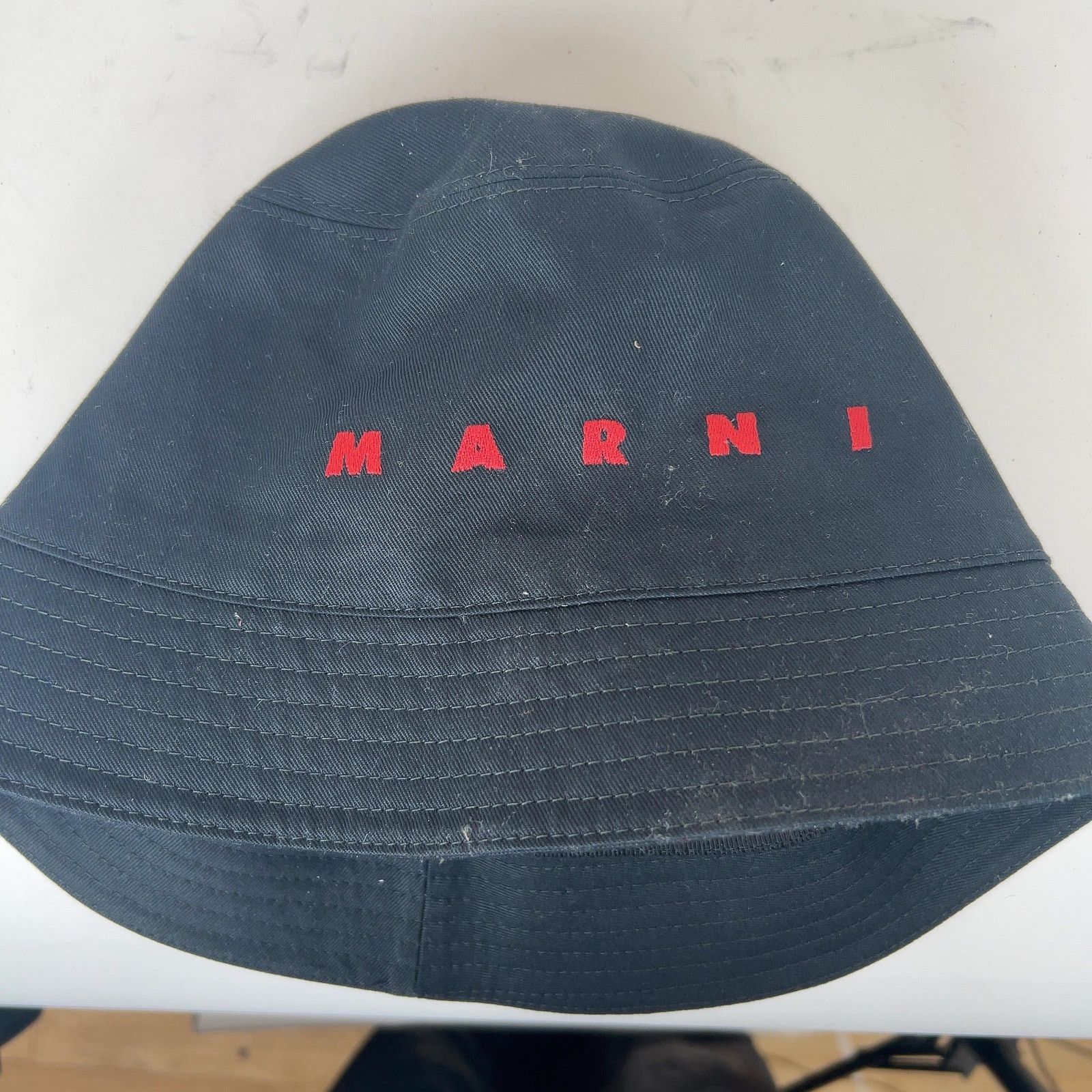 Marni Marni Stitched Logo Bucket Hat Size ONE SIZE - 2 Thumbnail