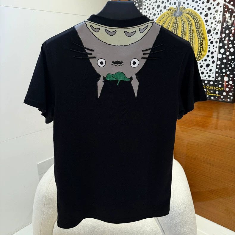 Loewe LOEWE Black short sleeves with dragon and cat patterns Size M / US 6-8 / IT 42-44 - 2 Thumbnail