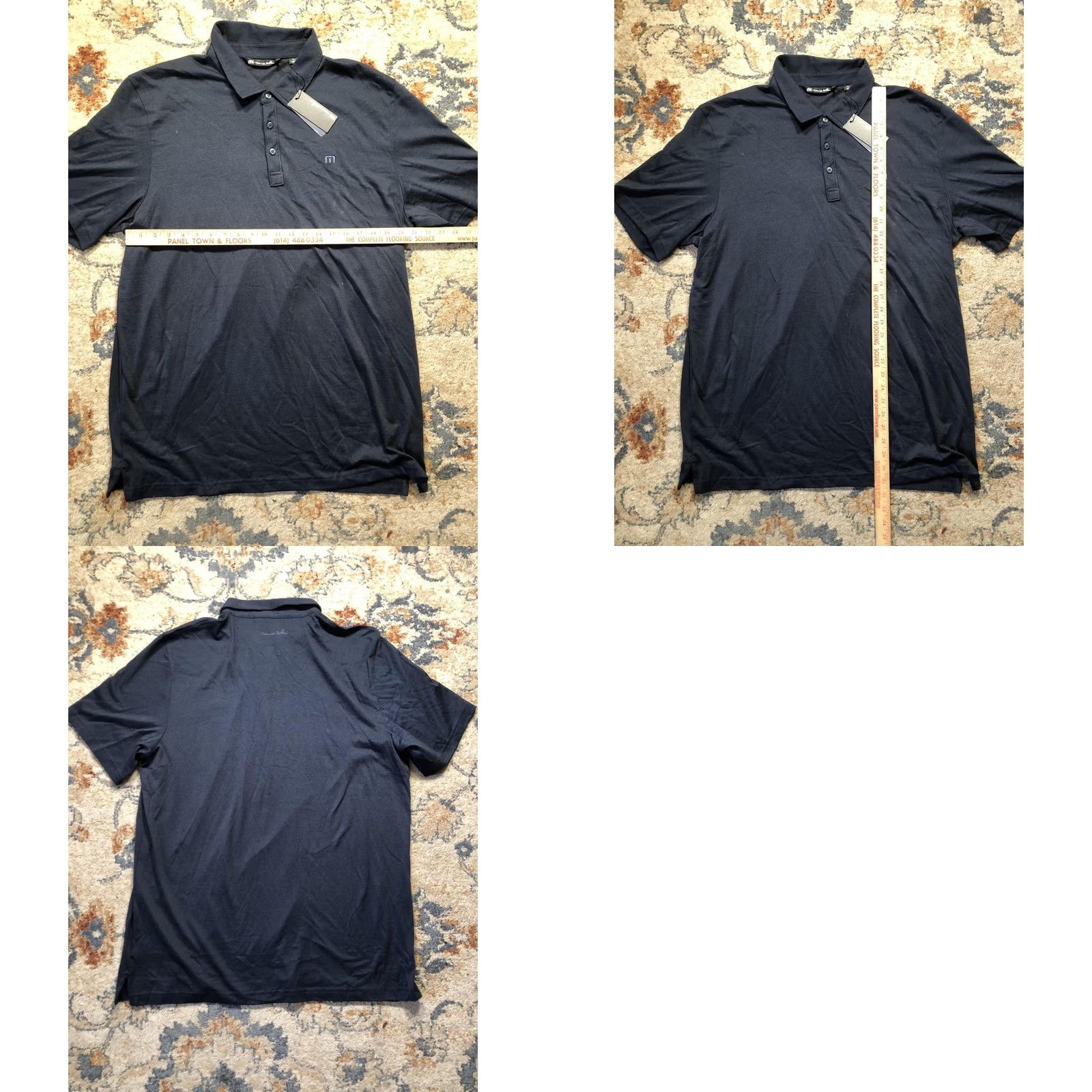 TravisMathew TravisMathew Polo Shirt Mens 2XL Navy Blue Golf Performance Short Sleeve Solid 2XL Mens Size US XXL / EU 58 / 5 - 8 Thumbnail