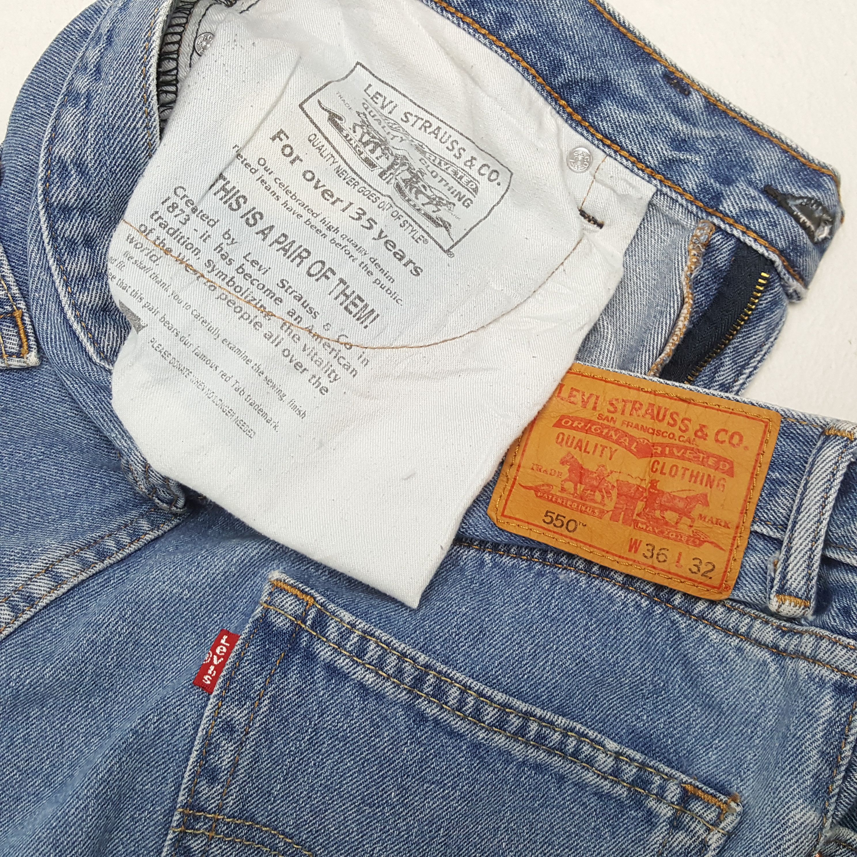 Levi's × Levi's Vintage Clothing Vintage LEVI'S American Kurt Cobain Distressed Style Jean Size US 35 - 14 Thumbnail