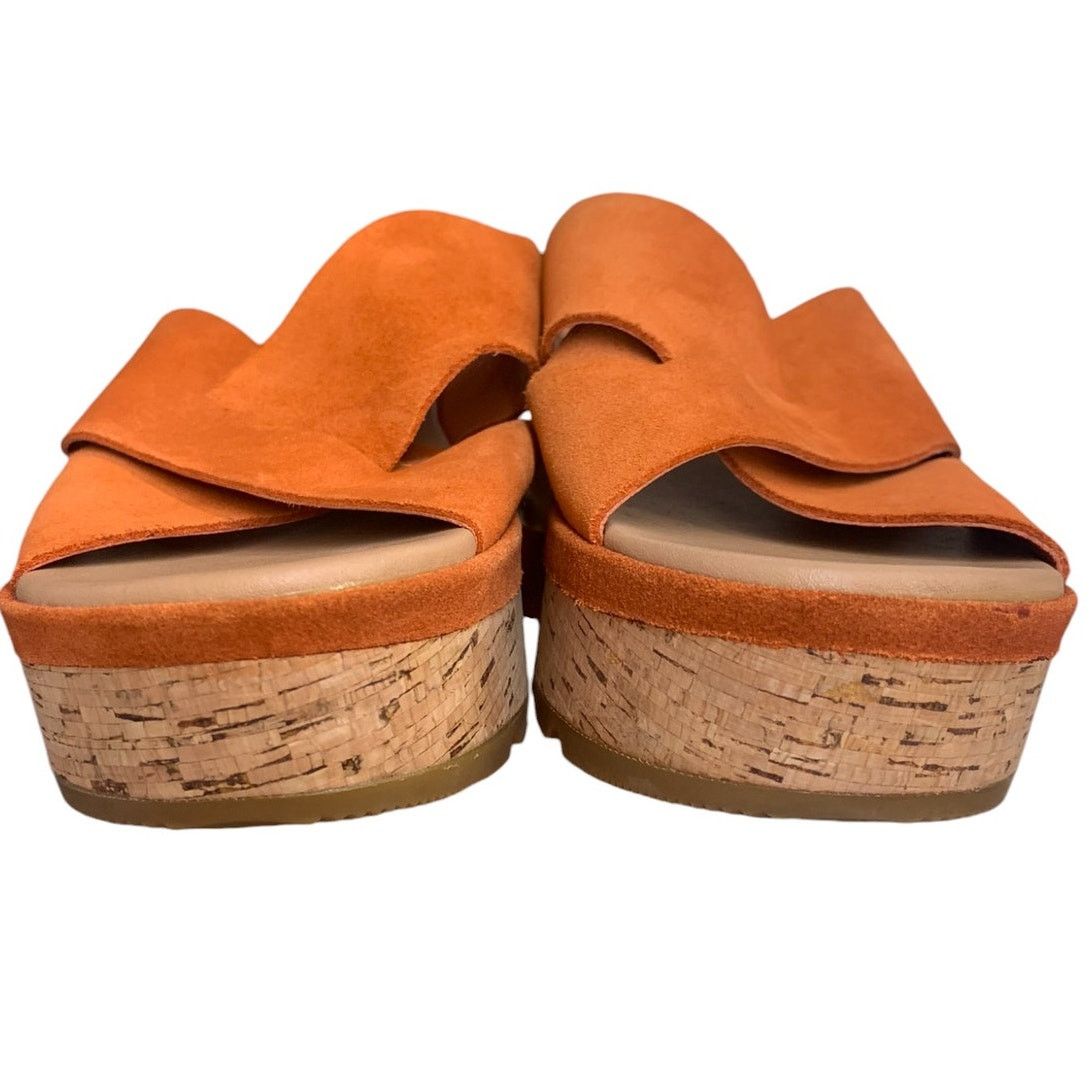 SOREL SOREL Sandal Cameron Flatform Mule Suede Orange SZ 7.5 Size US 7.5 / IT 37.5 - 4 Thumbnail