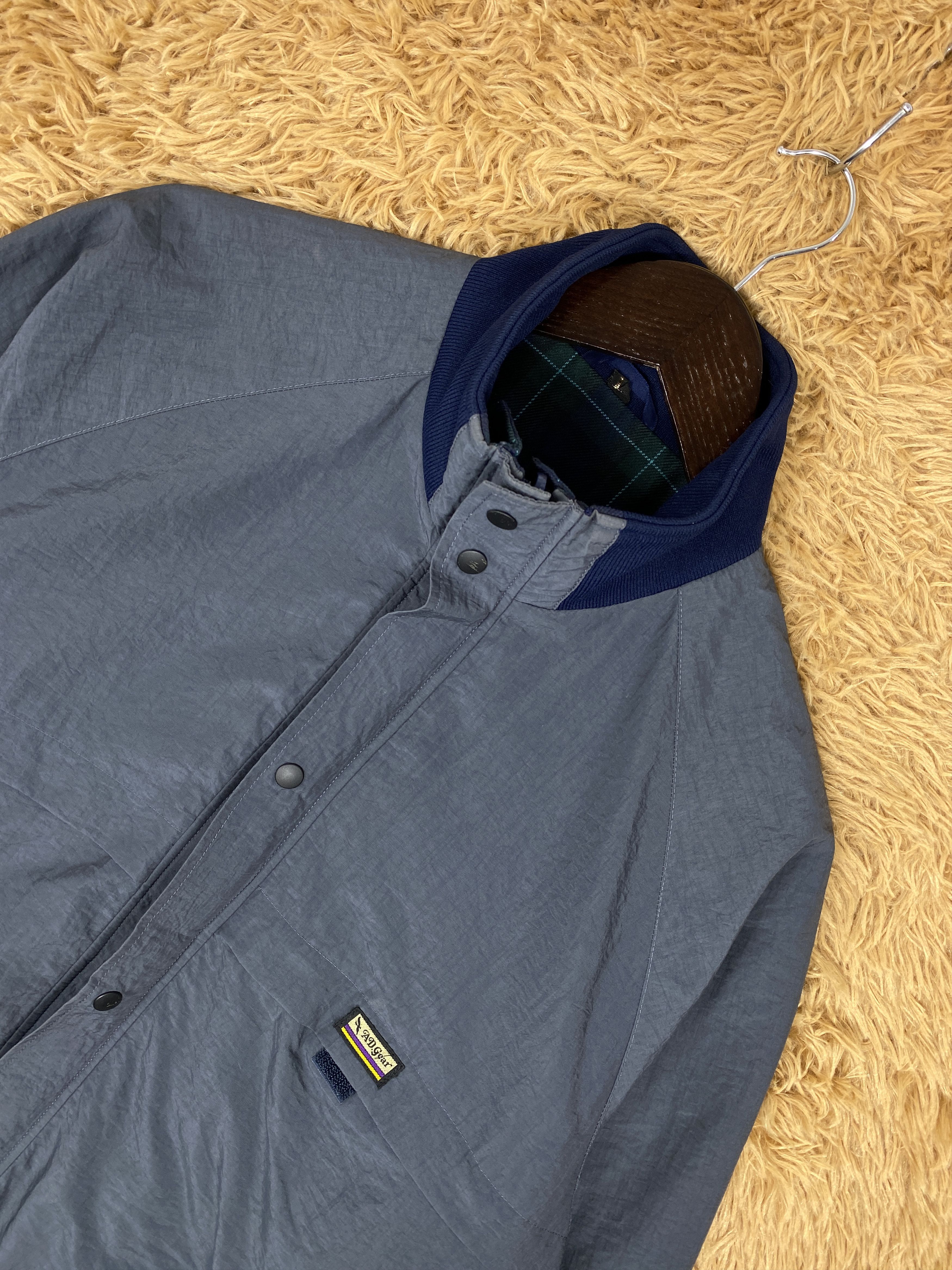 Japanese Brand Vintage AD Gear Reversible Flannel Jacket J2350 Size US S / EU 44-46 / 1 - 8 Thumbnail