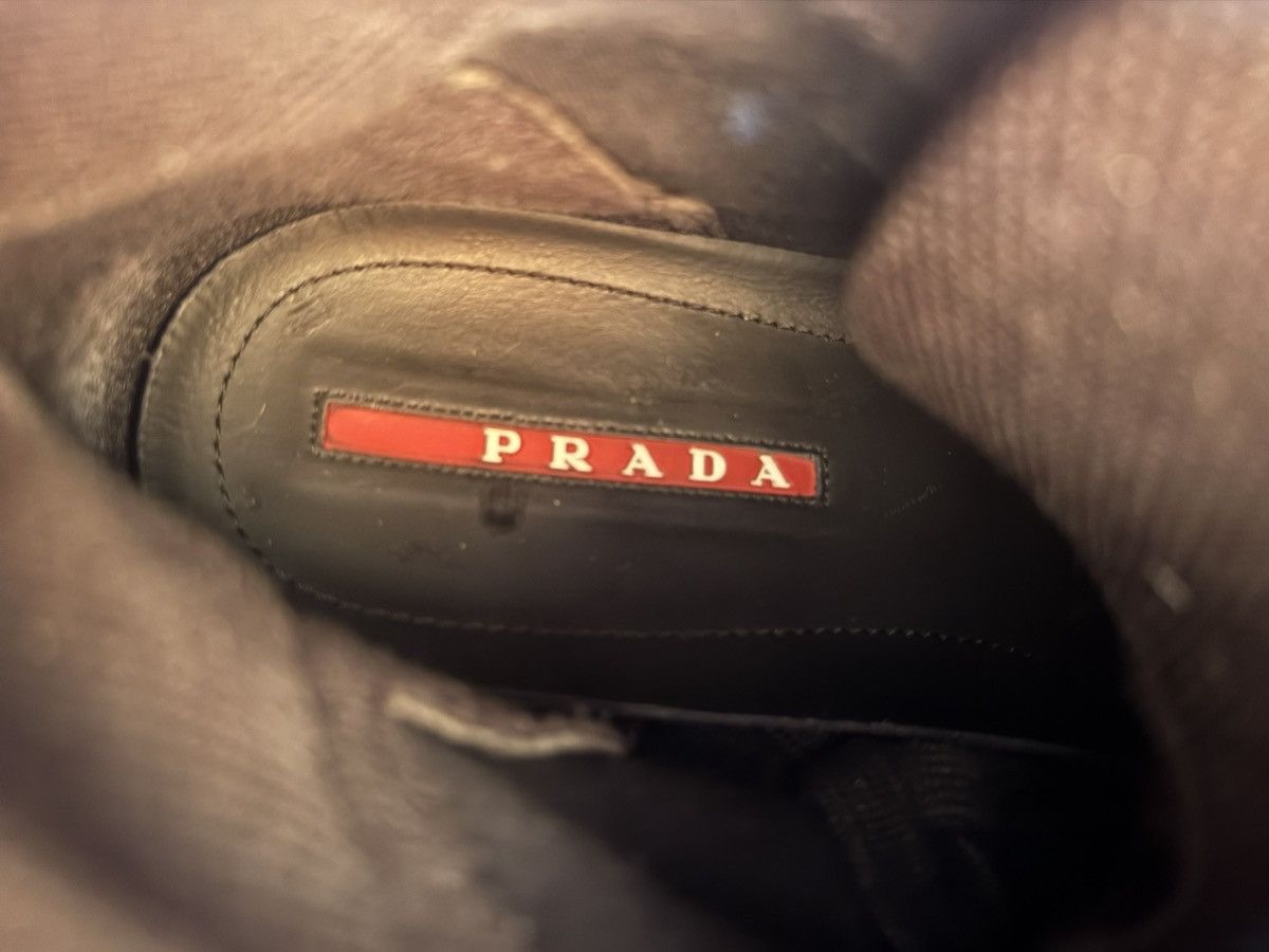 Prada Prada America’s Cup High Top Patent Leather Size US 12 / EU 45 - 8 Thumbnail