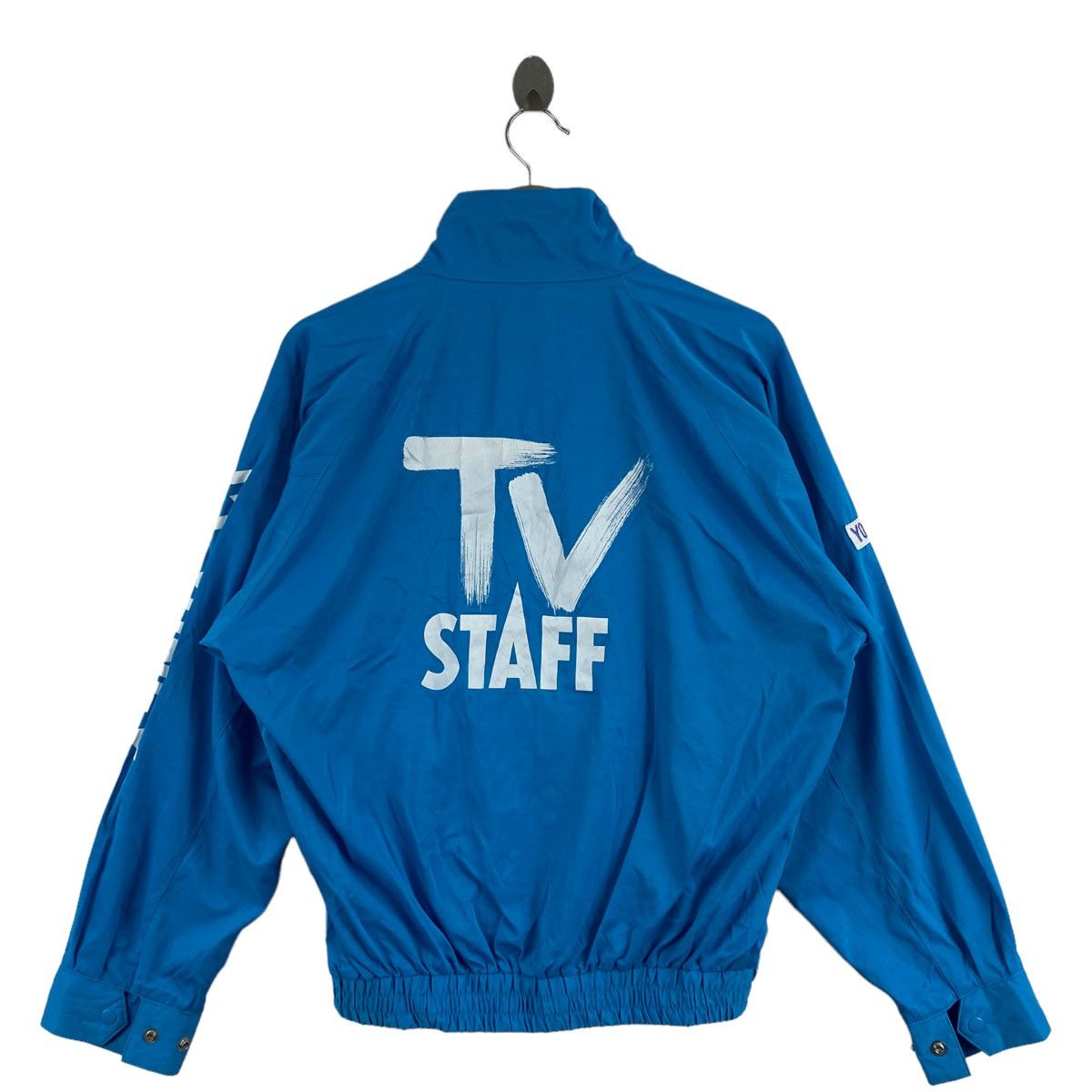 Japanese Brand SUNTORY Japan 1992 Badminton Sportswear TV Staff Print Blue Size US M / EU 48-50 / 2 - 5 Thumbnail