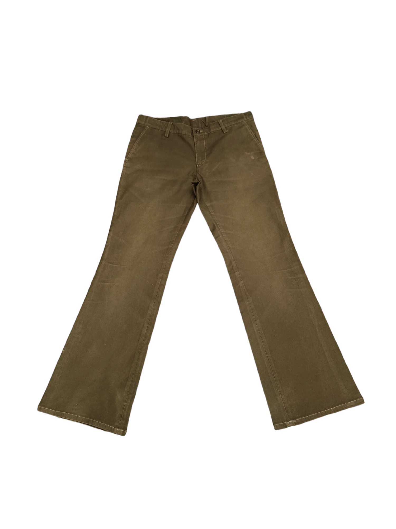 ABAHOUSE Flare Pants Abahouse Waxed Cotton Trouser Pants Bootcut Size US 33 - 3 Thumbnail