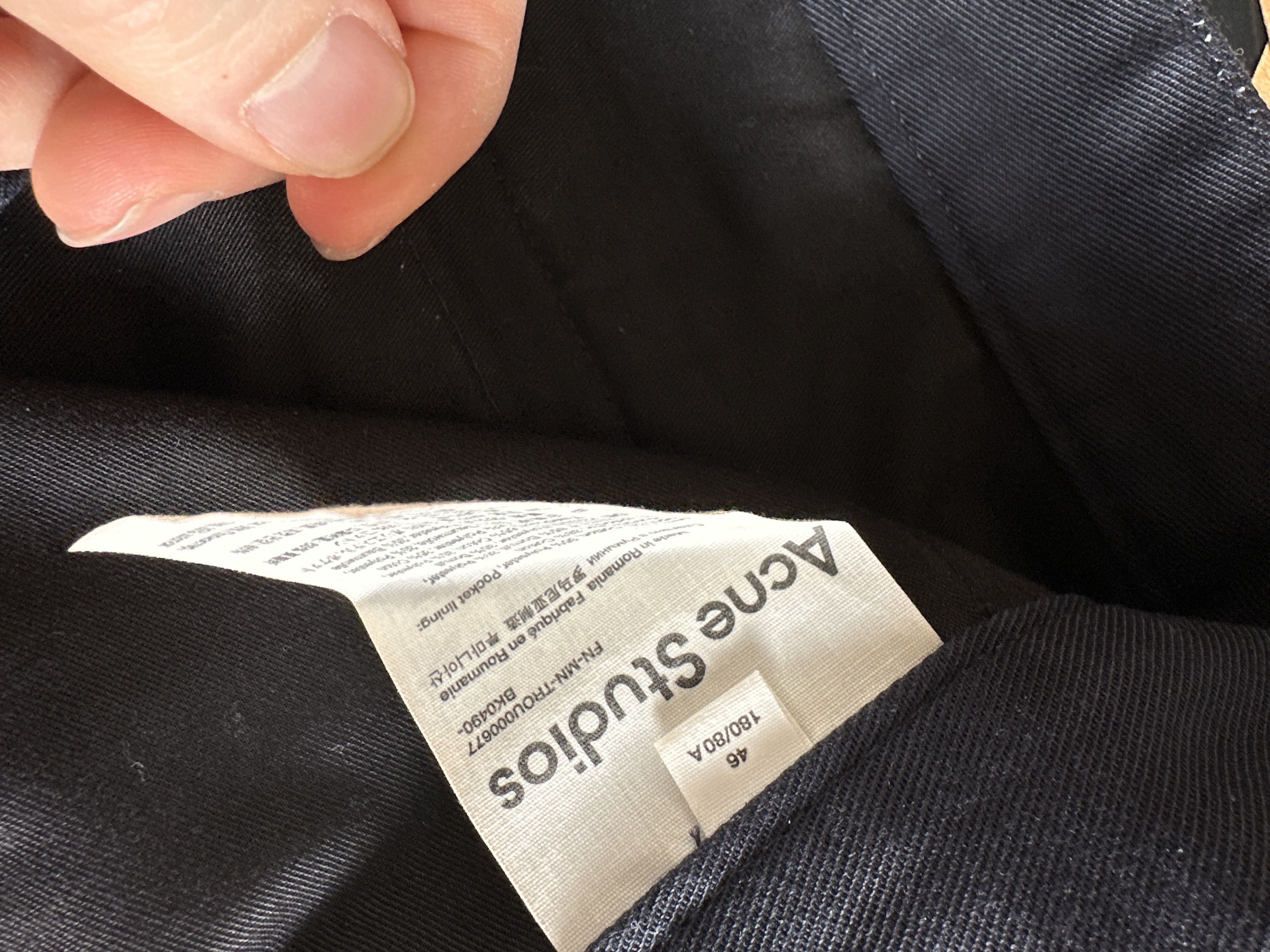 Acne Studios Acne Studios Straight Leg Work Pants Size US 30 / EU 46 - 4 Thumbnail