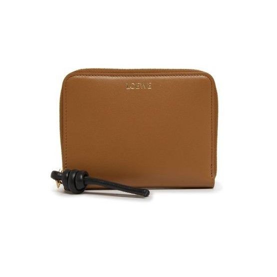 Loewe LOEWE Oak Brown Leather Wallet New & Authentic Size ONE SIZE - 1 Thumbnail