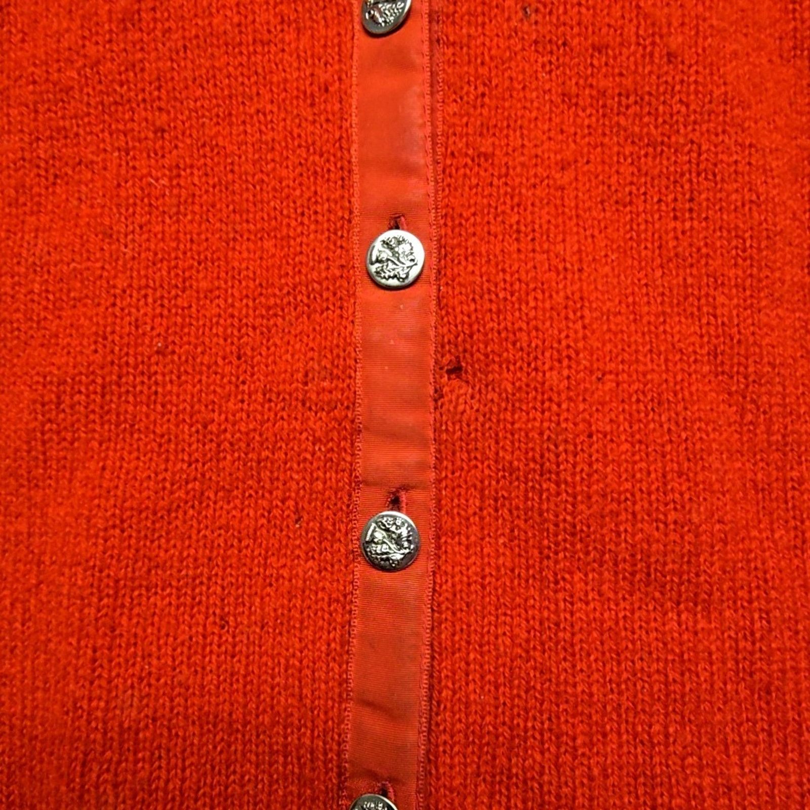 Talbots Vintage Talbots Red Wool Cardigan Button Front Womens M Size M / US 6-8 / IT 42-44 - 2 Thumbnail