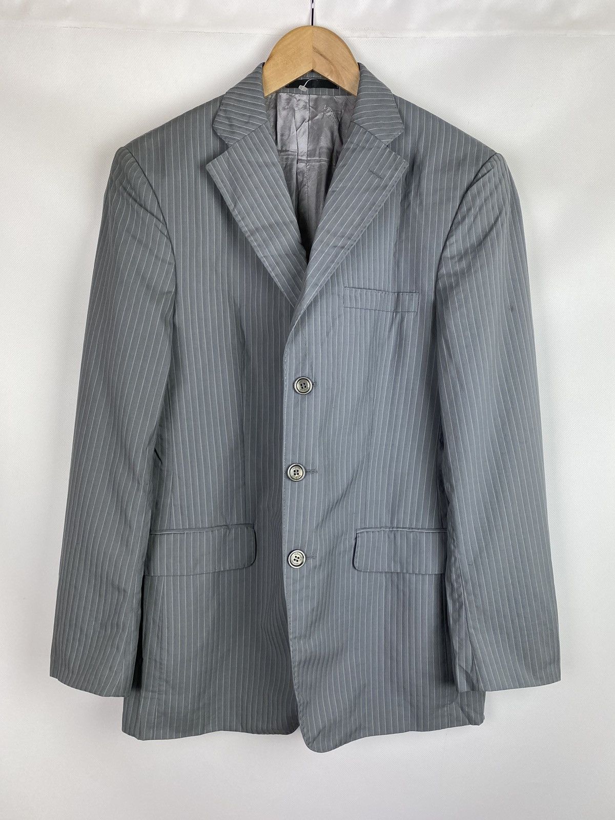 Versace Versace Collection men’s wool striped blazer jacket Size 38R - 1 Thumbnail