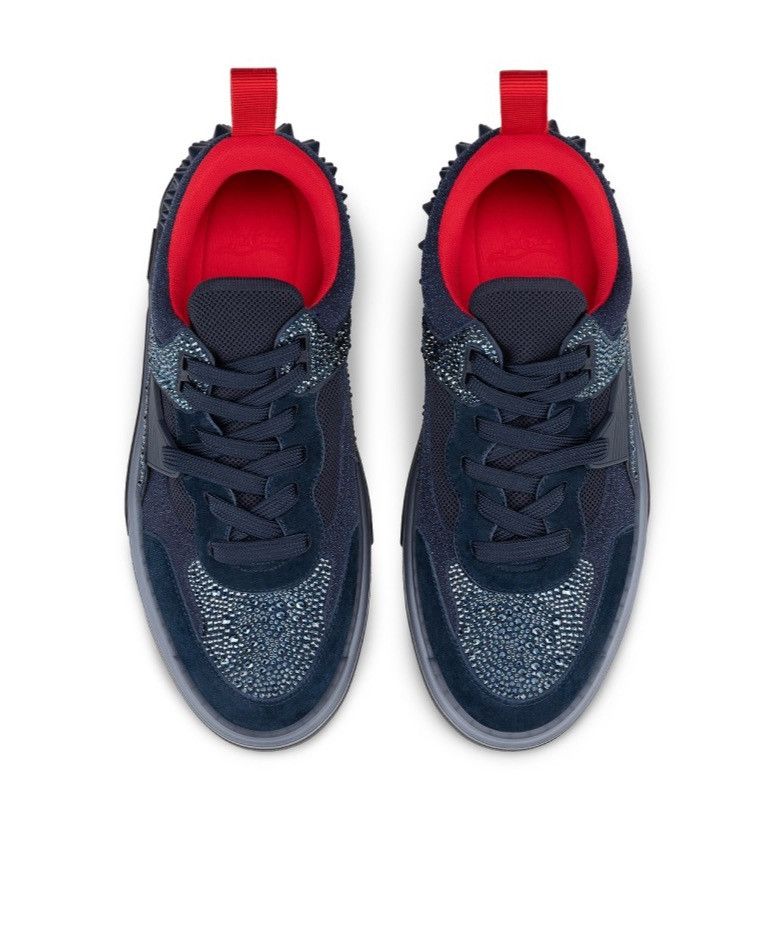 Christian Louboutin astroloubi strass navy Size US 8 / EU 41 - 3 Thumbnail