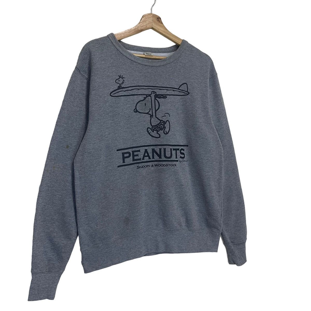 Disney × Peanuts Peanuts Big Logo Crewneck Sweatshirt Size M Size US M / EU 48-50 / 2 - 2 Thumbnail