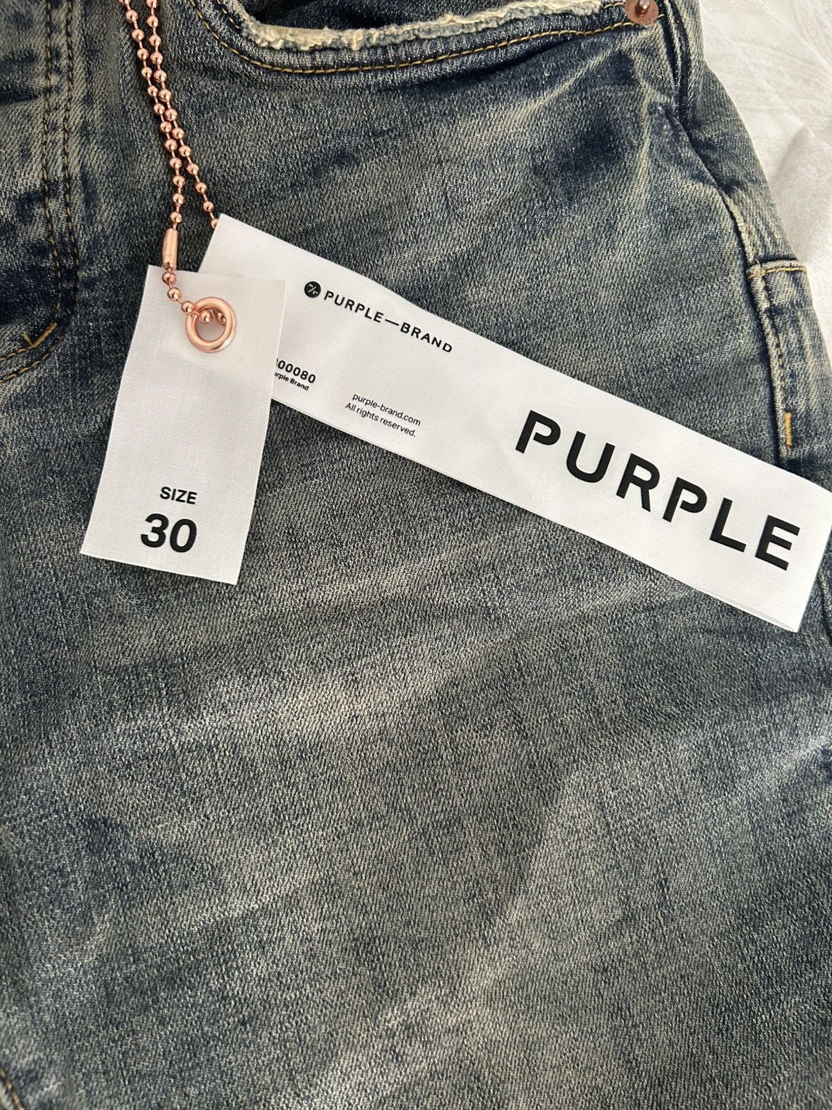 Purple Brand New Purple Brand Straight Leg Jeans Mens Size 30 Size US 30 / EU 46 - 4 Thumbnail
