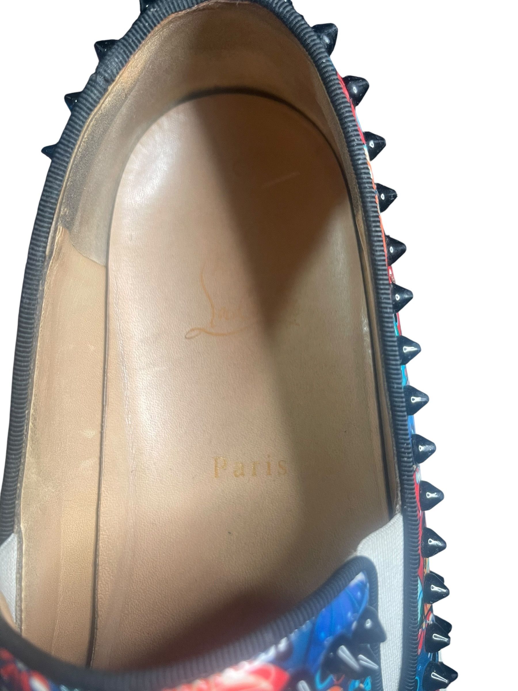 Christian Louboutin Christian Louboutin Roller Boat Skull Spikes Slip-On SZ 44 Size US 10.5 / EU 43-44 - 15 Thumbnail