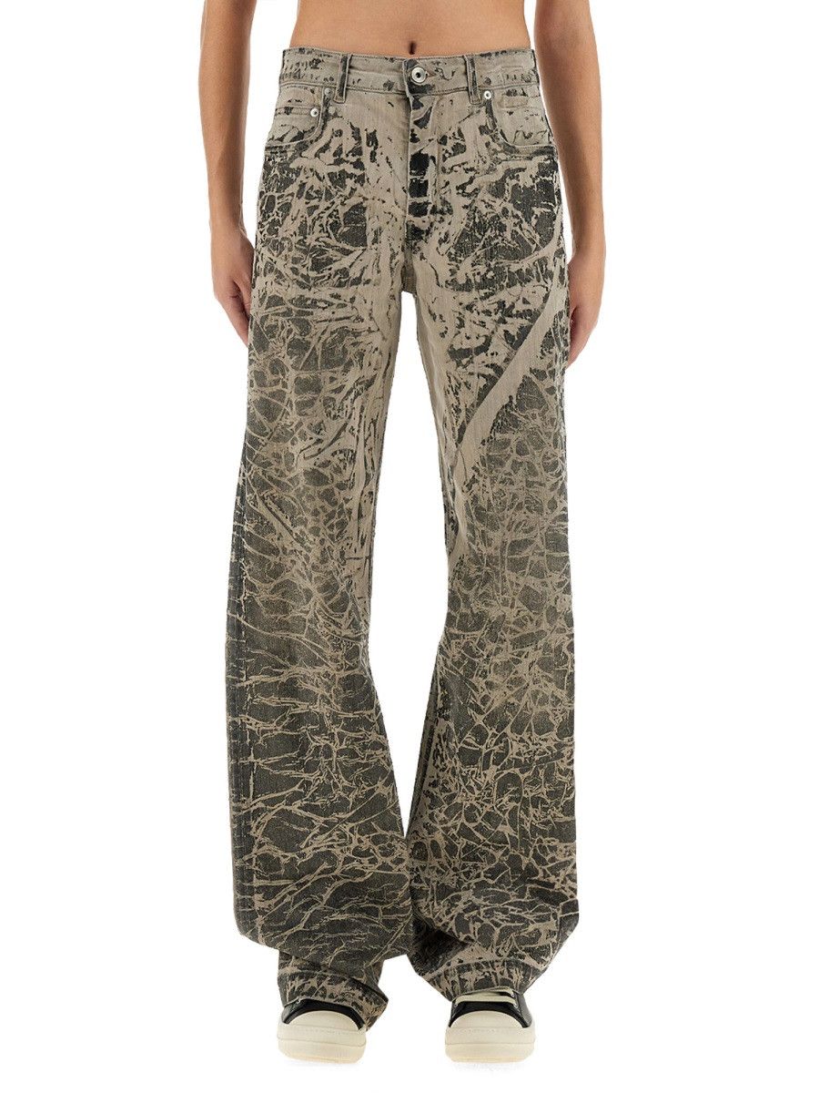 Rick Owens Drkshdw RICK OWENS DRKSHDW PANTS "CONCORDIANS" - BLACK (JEANS 27) Size 27" / US 4 / IT 40 - 1 Thumbnail