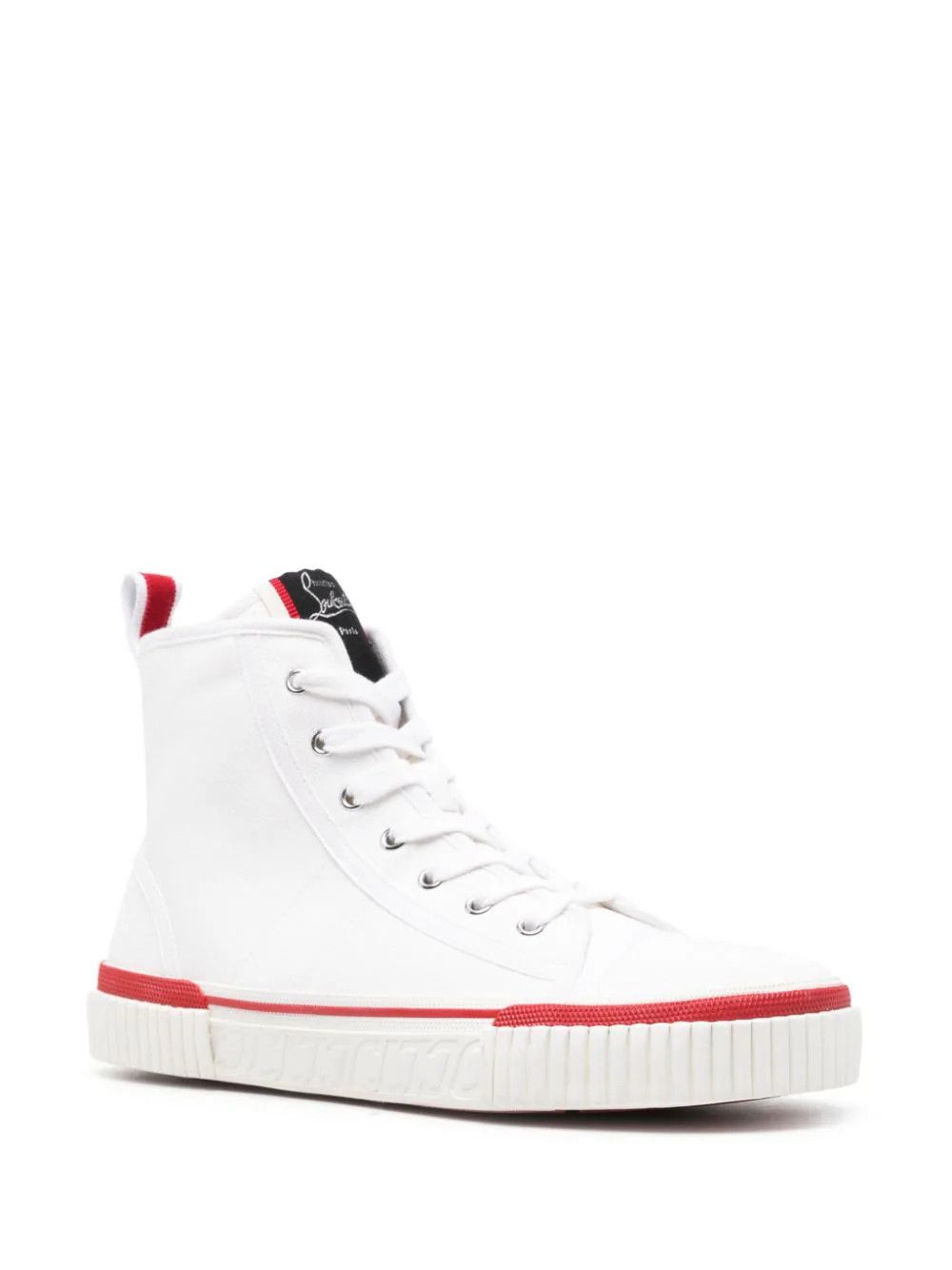 Christian Louboutin o1s1wg110924 Pedro Flat Olona Sneakers in White Size US 8 / EU 41 - 2 Thumbnail