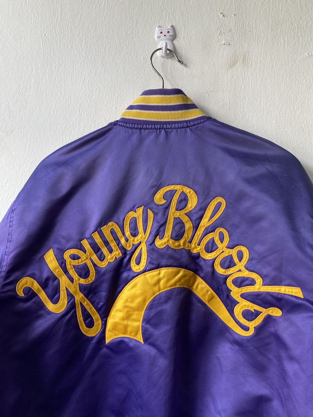 NFL × Vintage 1990s - Vintage Young Bloods Baseball Team Jacket Size US L / EU 52-54 / 3 - 13 Thumbnail