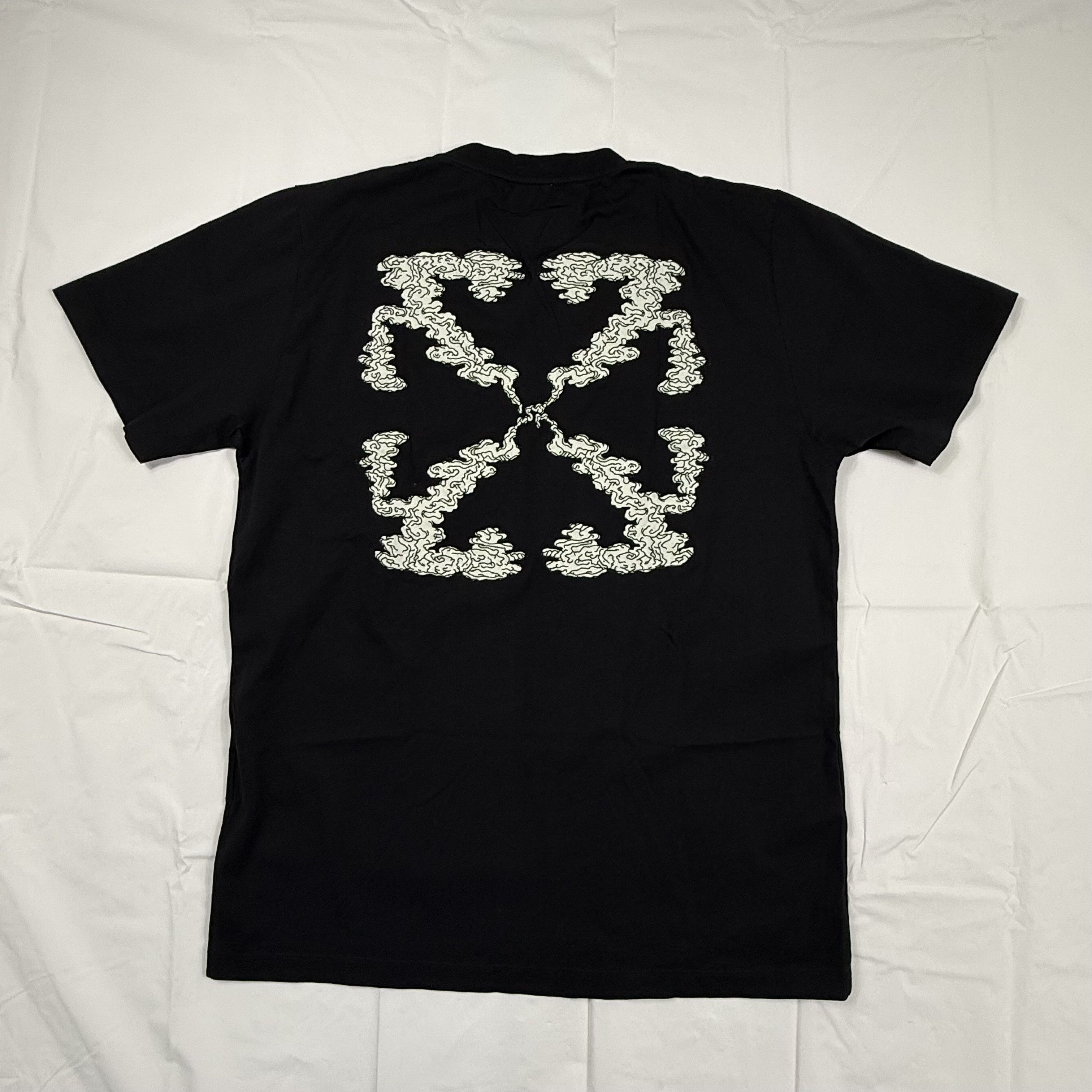 Off-White Off-White Cloud Arrows Graphic T-Shirt Black Size US XXL / EU 58 / 5 - 1 Thumbnail