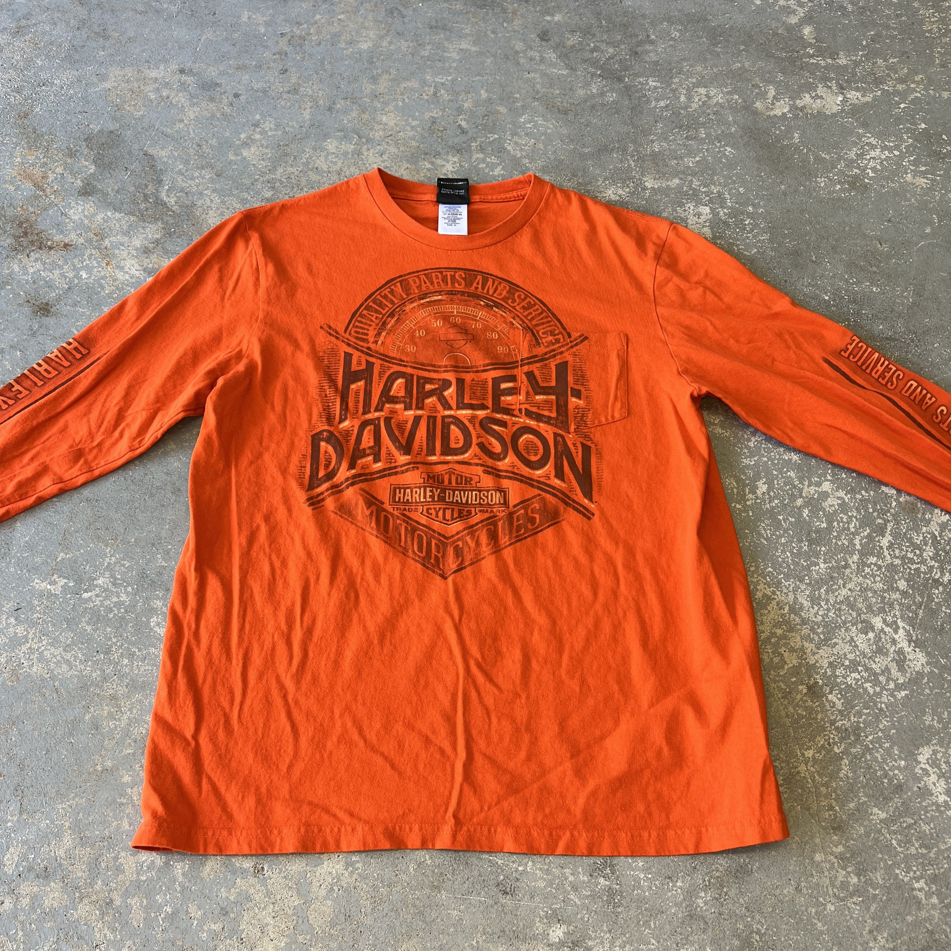 Harley Davidson Vintage XL Harley Davidson Long Sleeve Size US XL / EU 56 / 4 - 1 Thumbnail