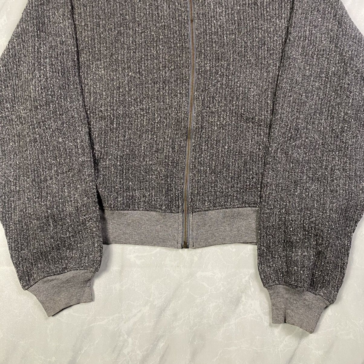 Tete Homme Vintage Katoh Kazutaka Wool Knitwear Zip Up Sweaters Size M / US 6-8 / IT 42-44 - 2 Thumbnail
