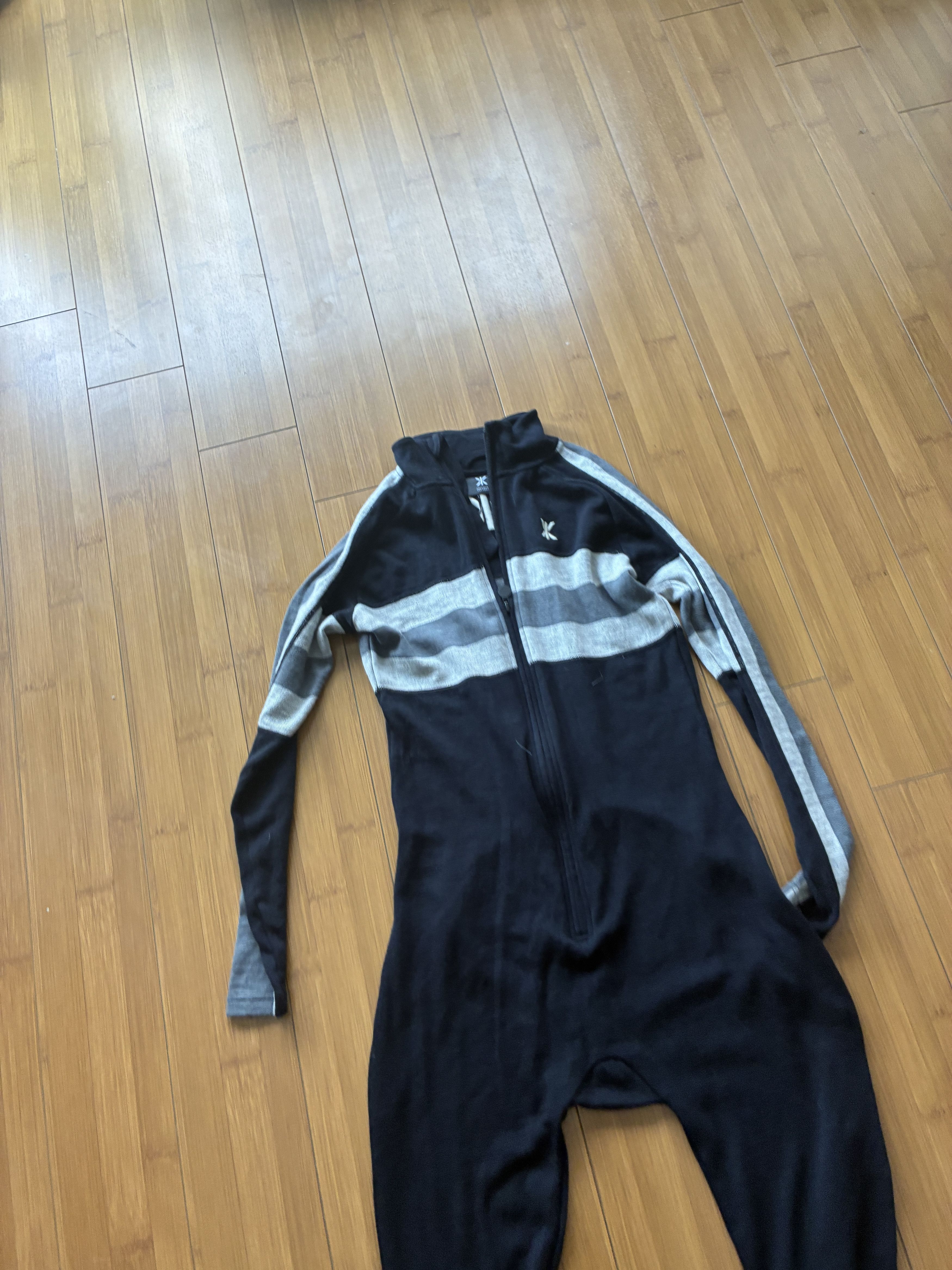 One Piece One Piece Baselayer Ski Black White Jumpsuit Women's Small Size 25" / US 0 / IT 36 - 4 Thumbnail