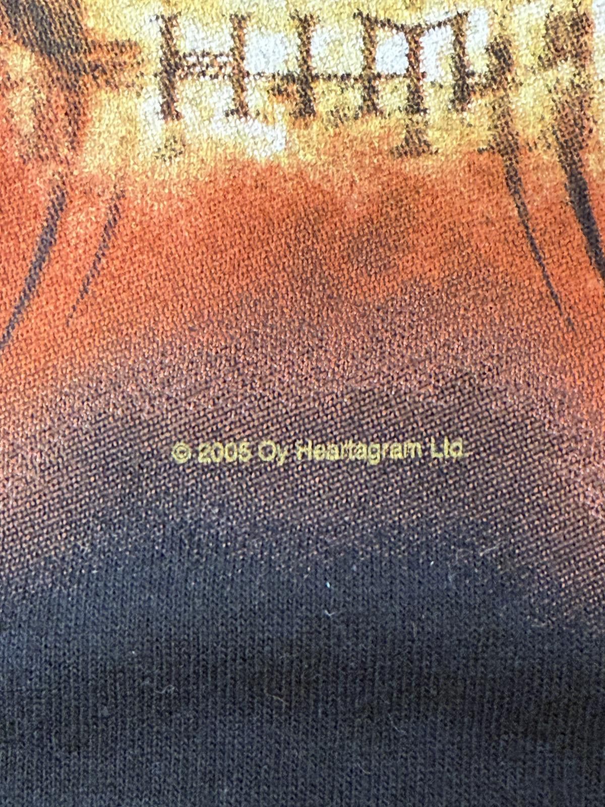 Designer HIM Heartagram Band T-shirt Love Metal Album Tee - S Size US XS / EU 42 / 0 - 4 Thumbnail