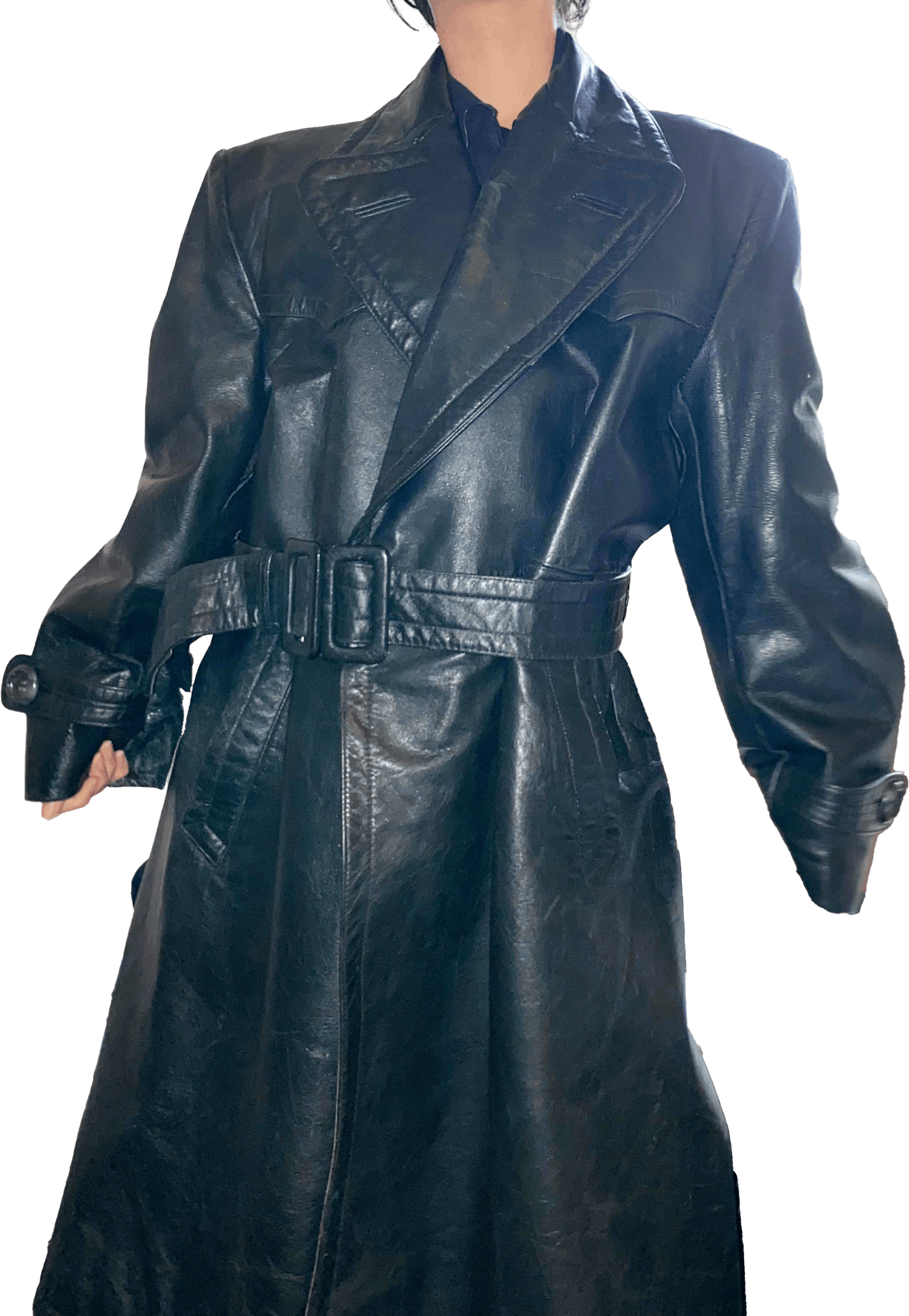 Vintage Vintage Gassner Berlin Leather Coat Size US M / EU 48-50 / 2 - 3 Thumbnail