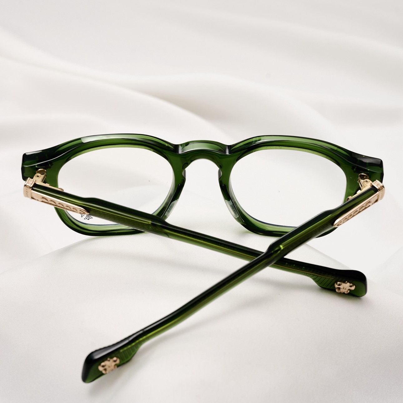 Chrome Hearts CHROME HEARTS CHIRP CHIRP DARK OLIVE GLASSES Size ONE SIZE - 7 Thumbnail
