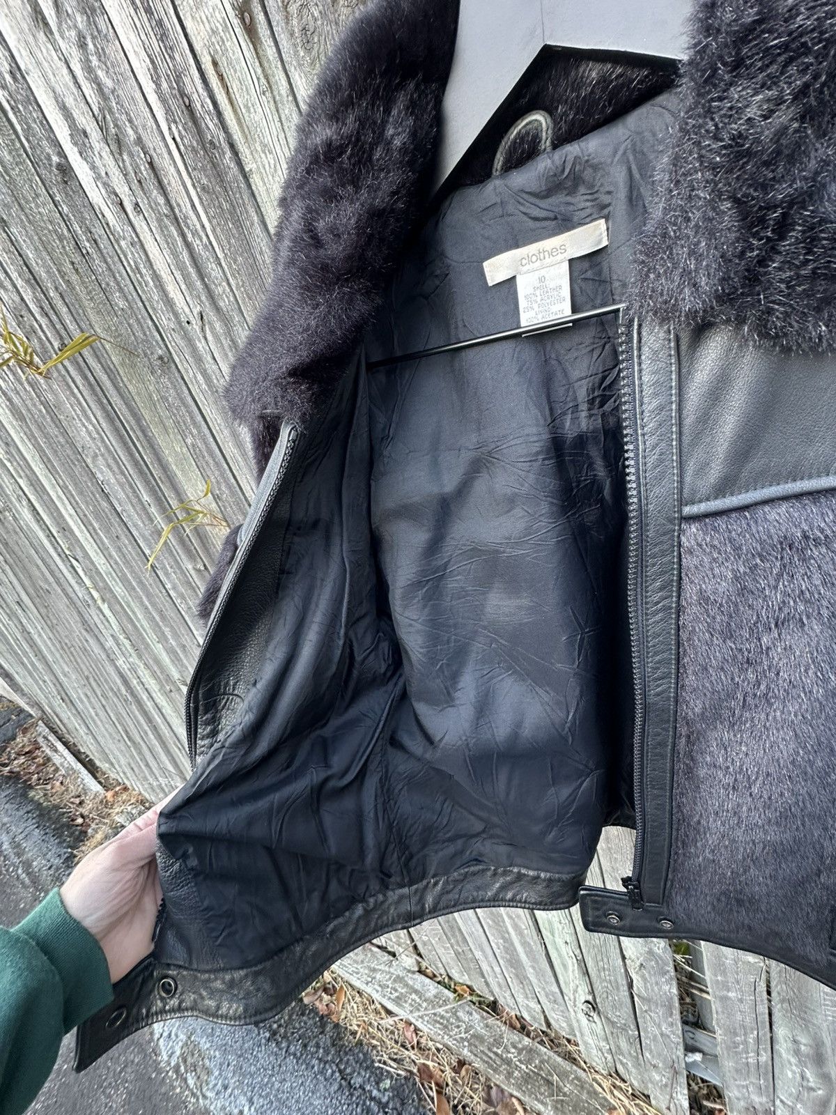 Vintage H&m balck fur coat Size M / US 6-8 / IT 42-44 - 5 Thumbnail