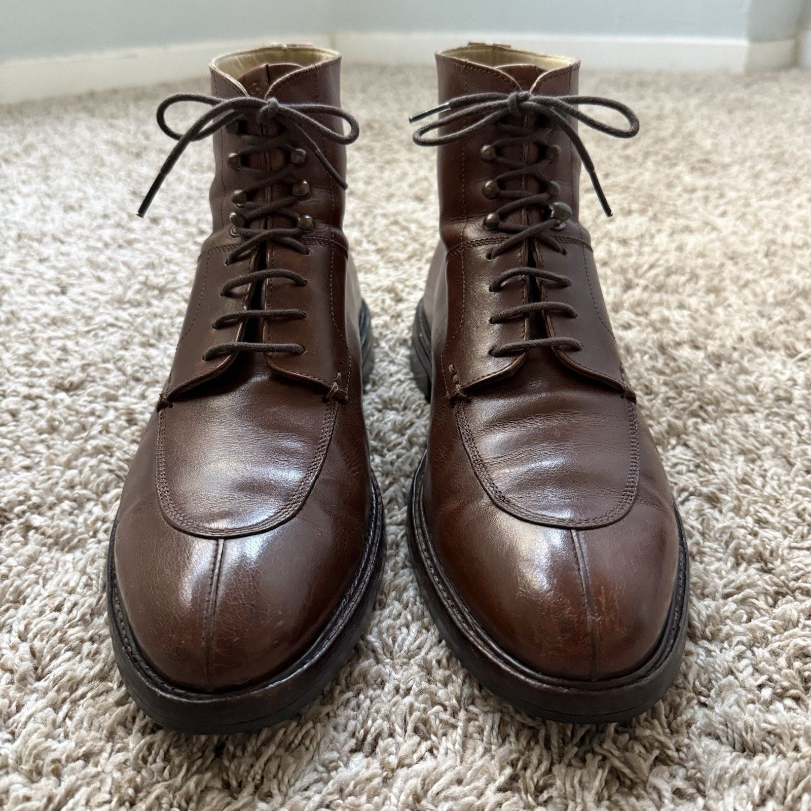 Heschung Heschung Ginkgo Brown Leather Boots US Size 10, EUR Size 9.5 Size US 10 / EU 43 - 2 Thumbnail