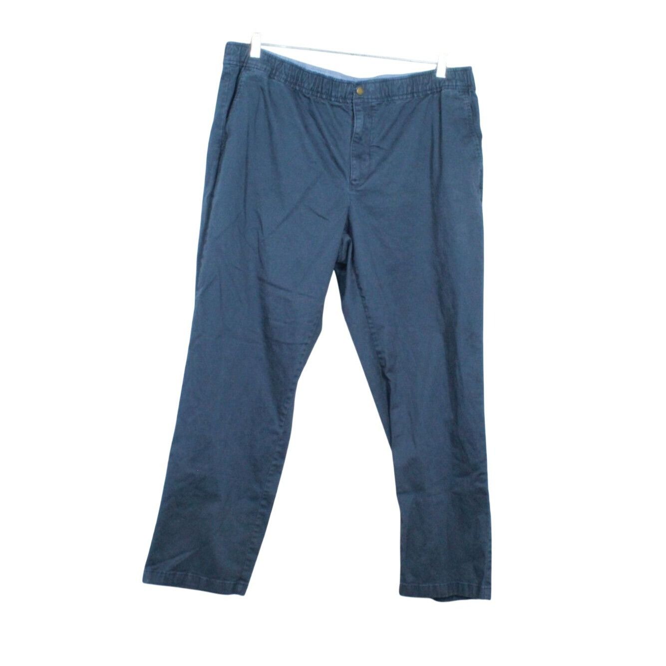 L.L. Bean LL Bean Blue Lakewashed Stretch Comfort Pants Size US 32 / EU 48 - 1 Thumbnail