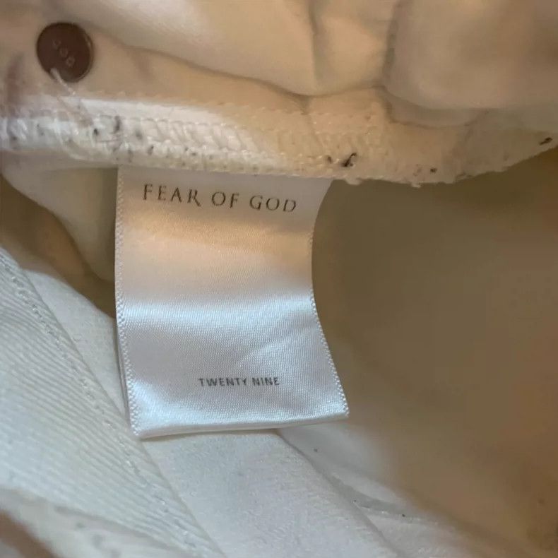 Fear of God Fear of God 4th white jeans Size US 29 - 5 Thumbnail