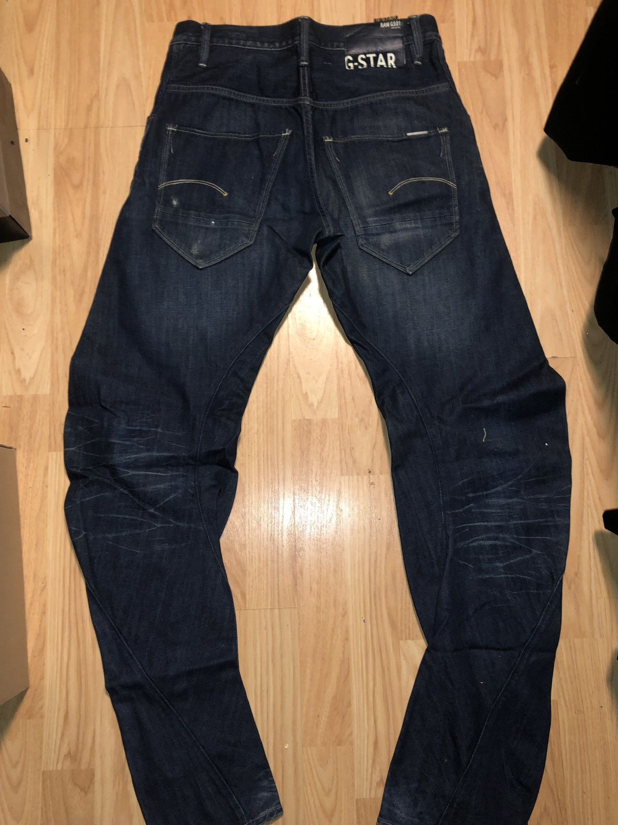 G-Star G-Star RAW GS01 Wash Distressed Denim - Size 30 Size US 30 / EU 46 - 5 Thumbnail