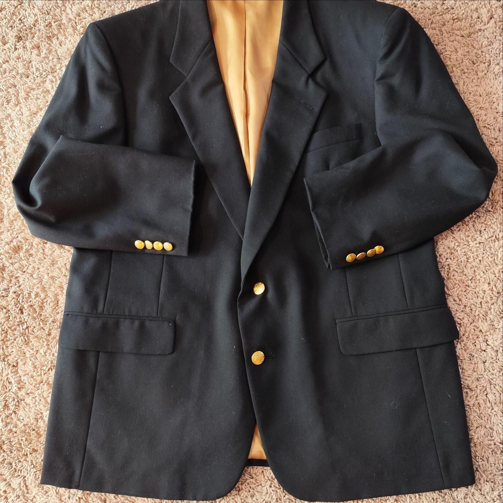 Hart Schaffner Marx Vtg Hart Schaffner Marx Since 1887 men’s XL virgin wool Size 44R - 5 Thumbnail