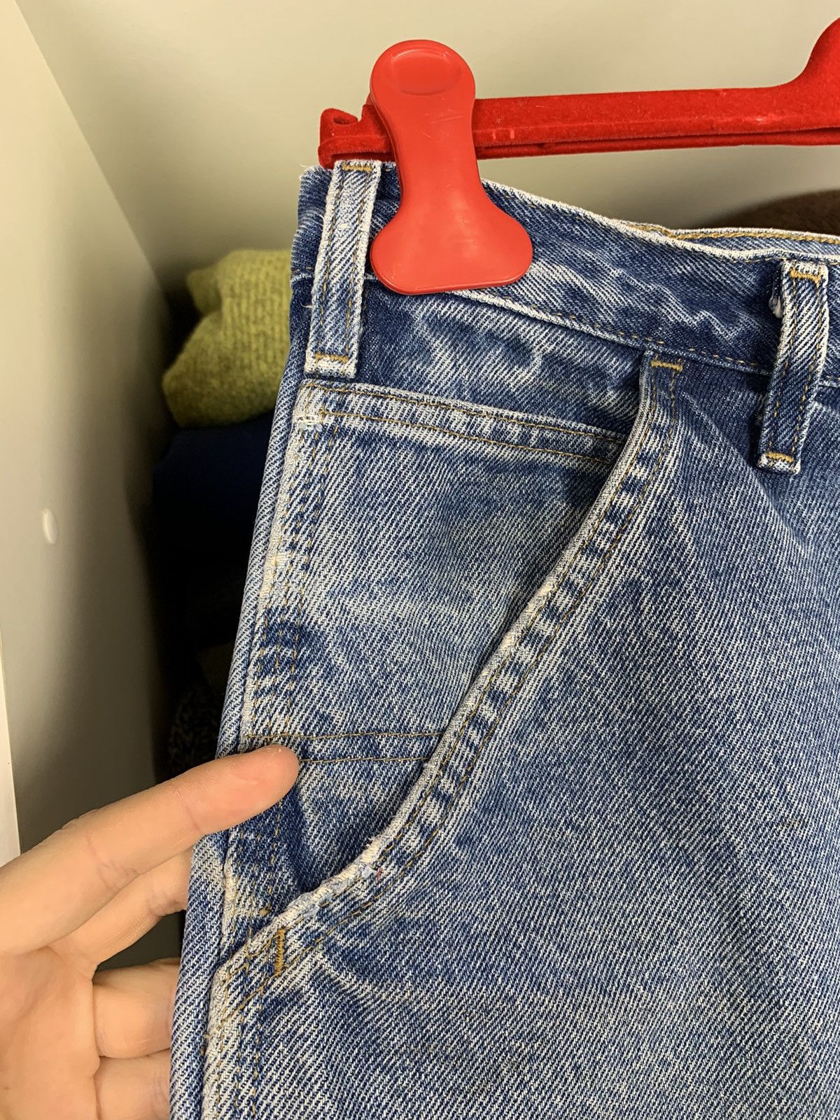 Carhartt × Vintage Vintage Carhartt Distressed Denim Thrashed Jeans Size US 32 / EU 48 - 15 Thumbnail