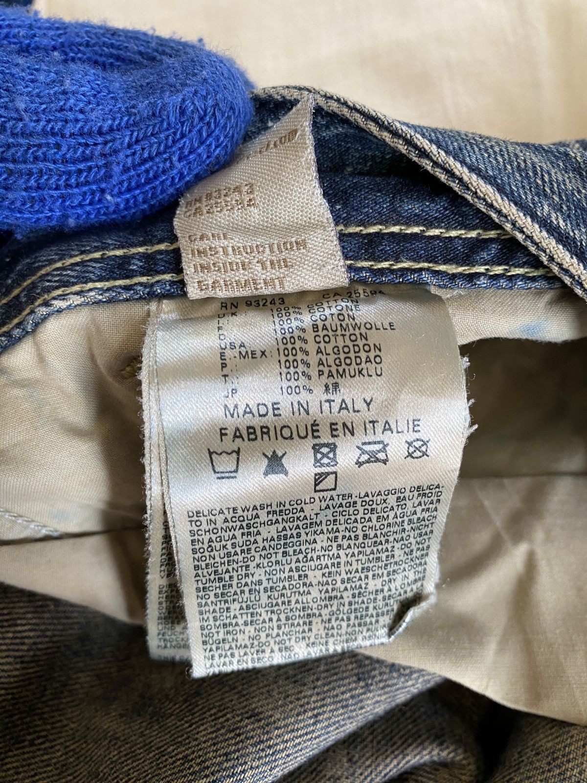 Diesel × Japanese Brand Diesel Viker-R-Box Regular Straight Distressed Denim Size US 30 / EU 46 - 20 Thumbnail