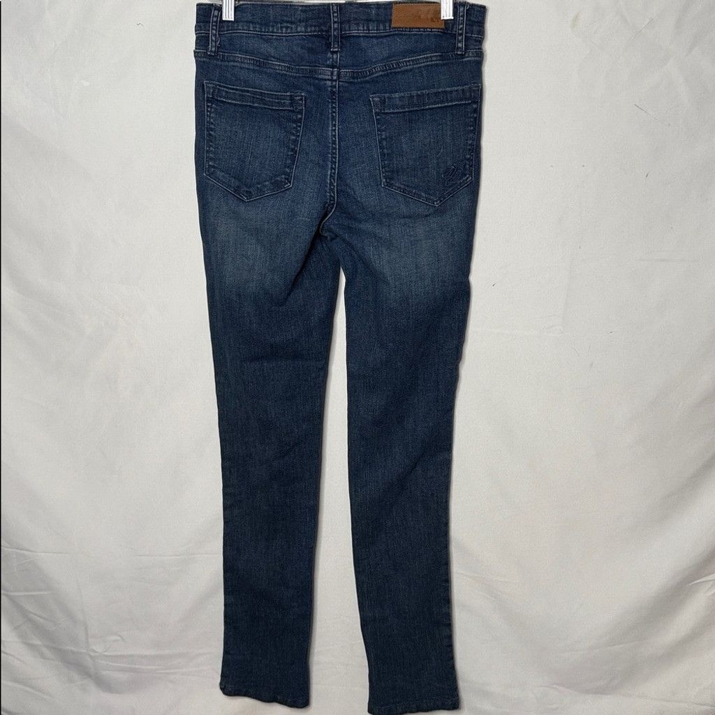 Karl Lagerfeld Karl Lagerfeld Paris cropped fringe skinny blue jeans sz 4 Size 27" / US 4 / IT 40 - 5 Thumbnail
