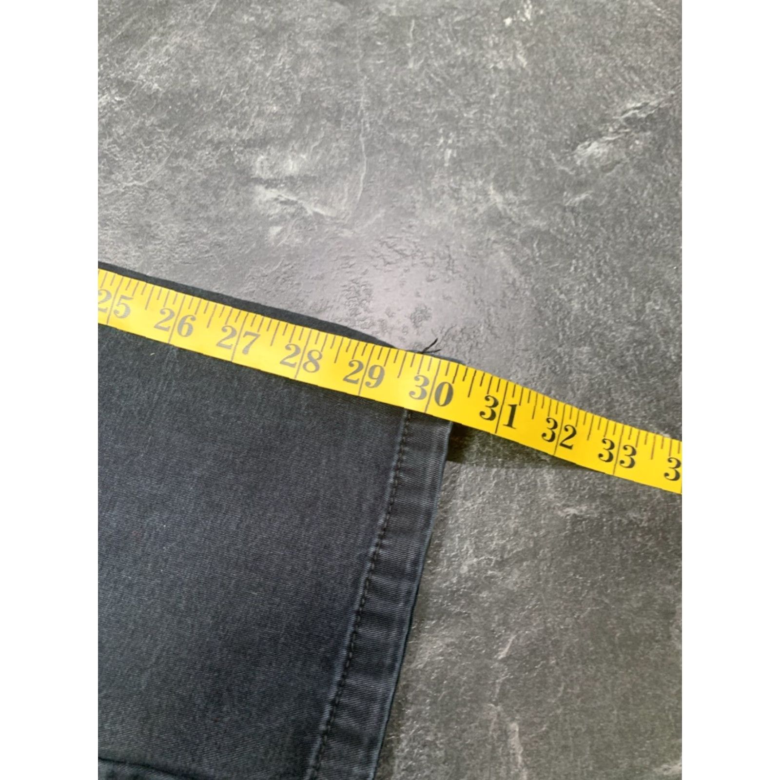 Vintage VINTAGE Arizona Men's Chino Pants 29x32 Black Slim Skinny Belt Loops 98% Cotton 2% Spandex Front Flat Front Button Closure Denim? Size US 29 - 7 Thumbnail