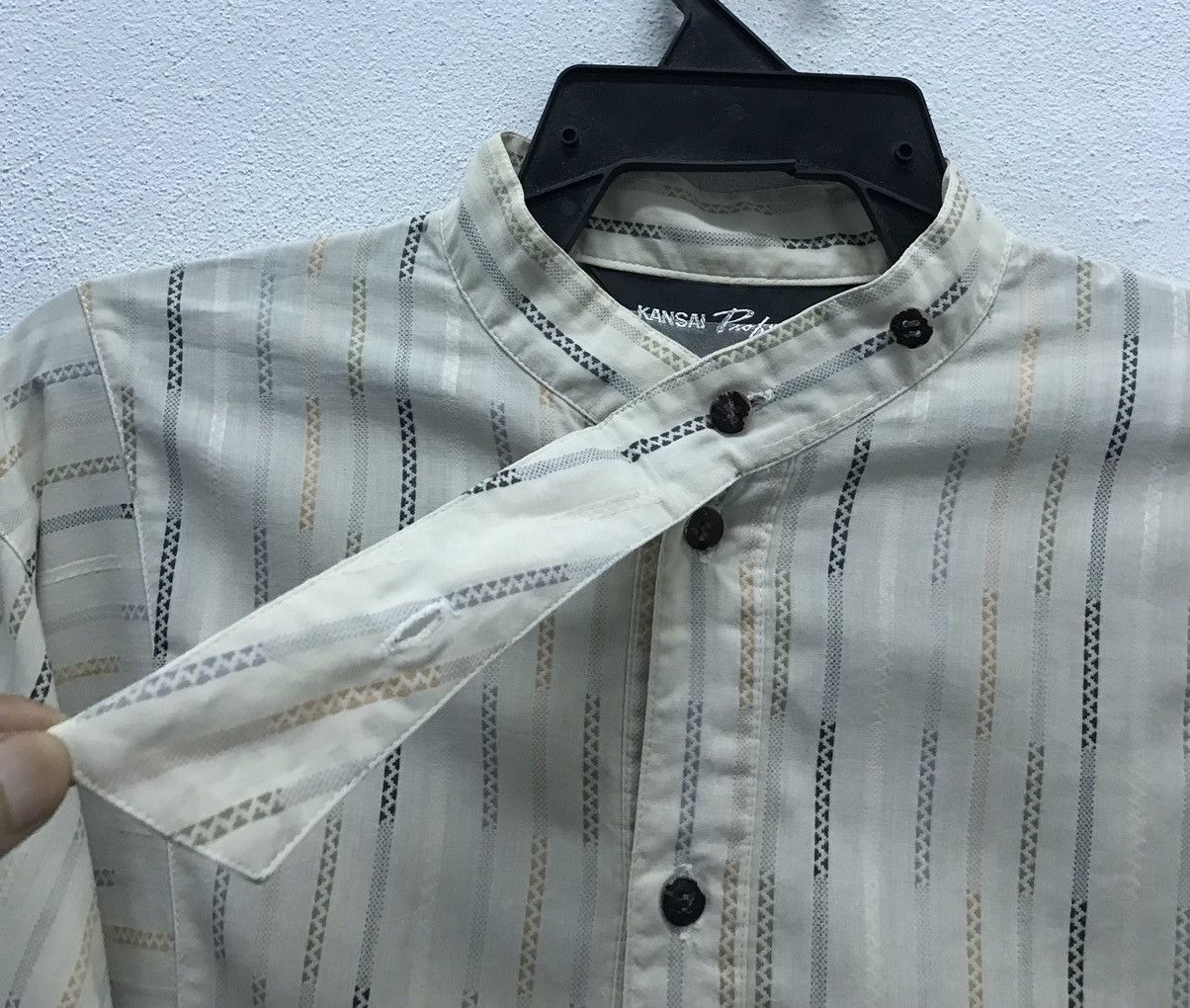 Japanese Brand × Kansai Yamamoto × Vintage Vintage Kansai Profumo Long Sleeve Shirt Button Up Size US M / EU 48-50 / 2 - 4 Thumbnail