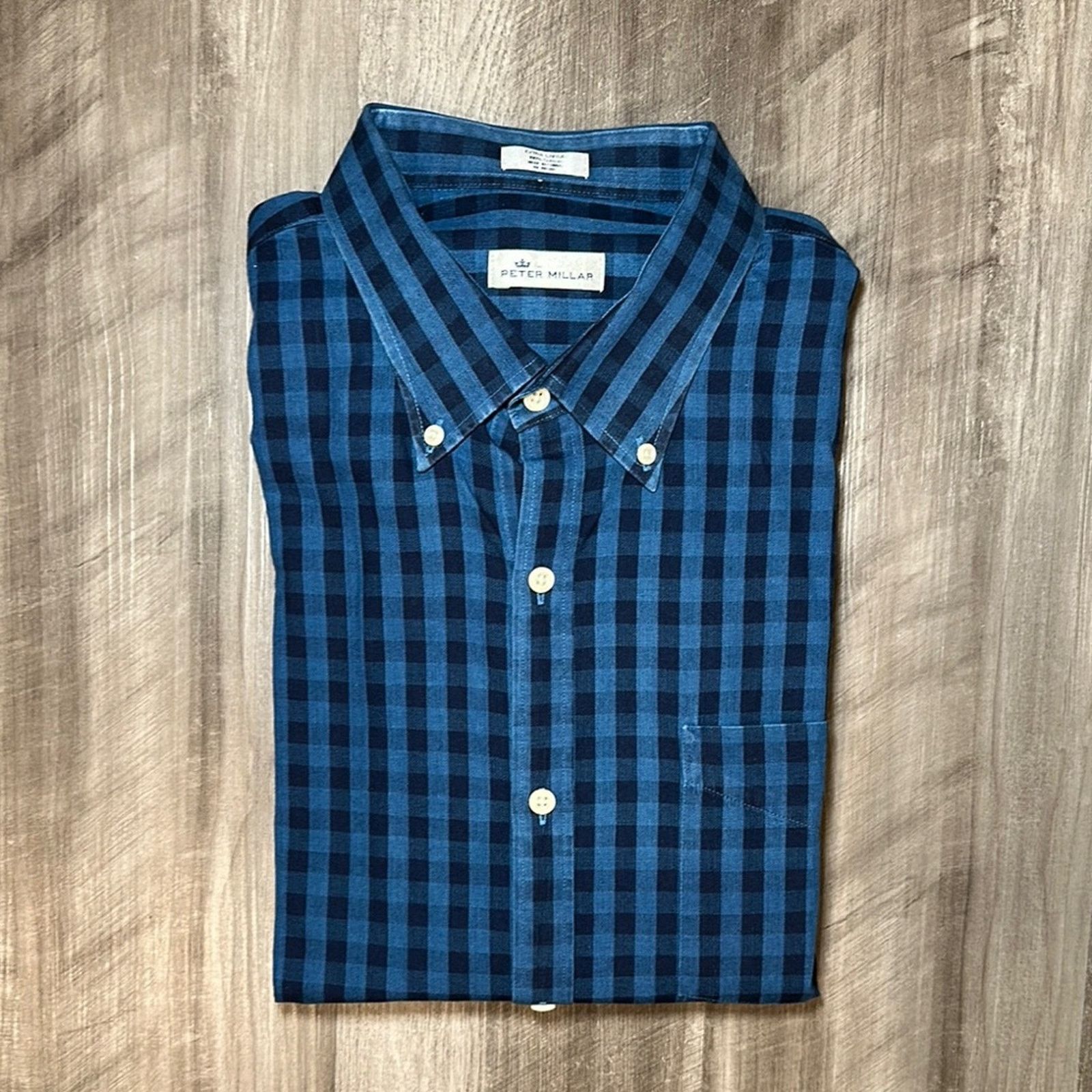 Peter Millar Peter Millar Gingham Long Sleeve Button Down - XL Size US XL / EU 56 / 4 - 1 Thumbnail