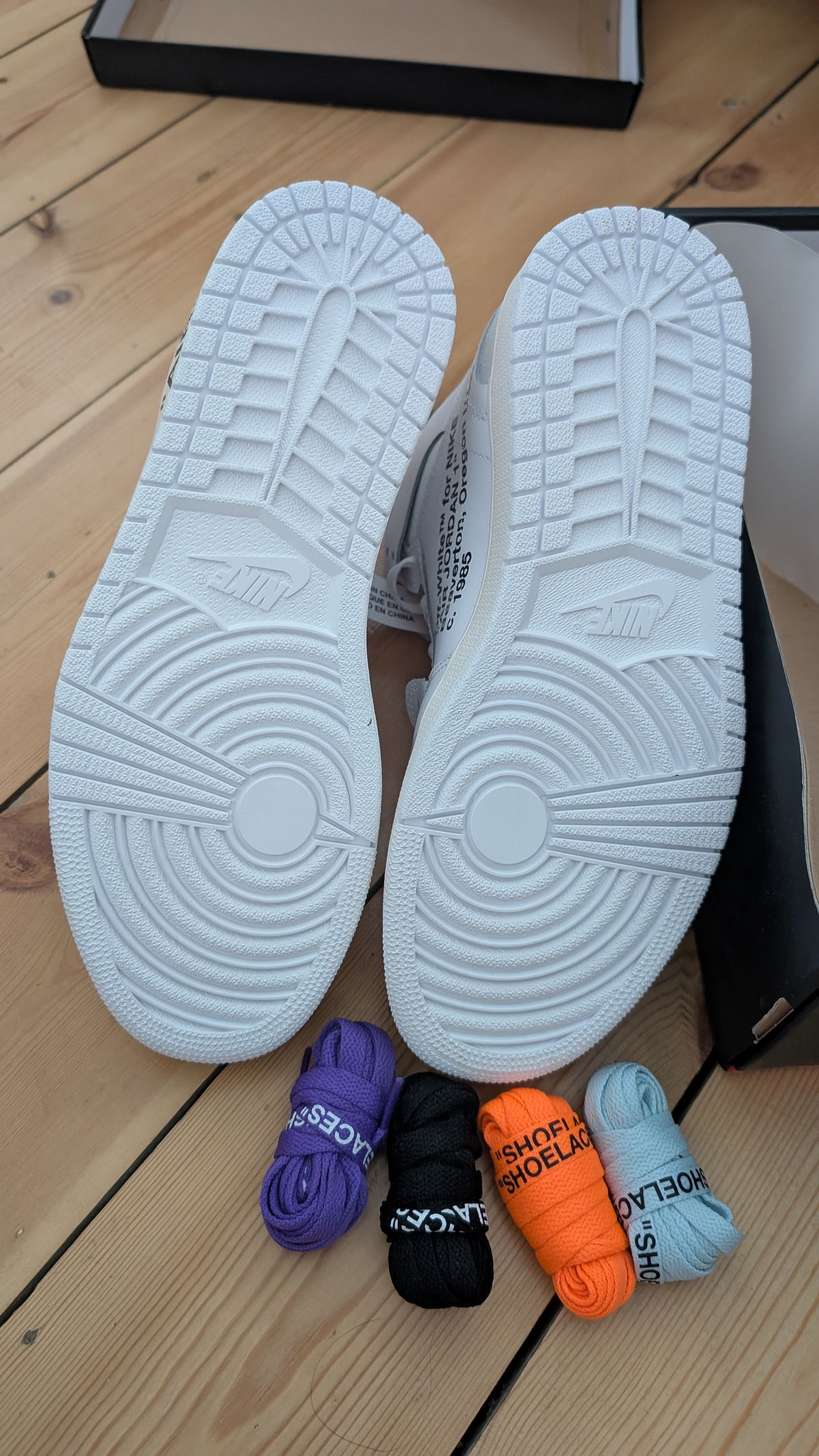 Off-White Off white Jordan one retro euro white Size US 9 / EU 42 - 3 Thumbnail