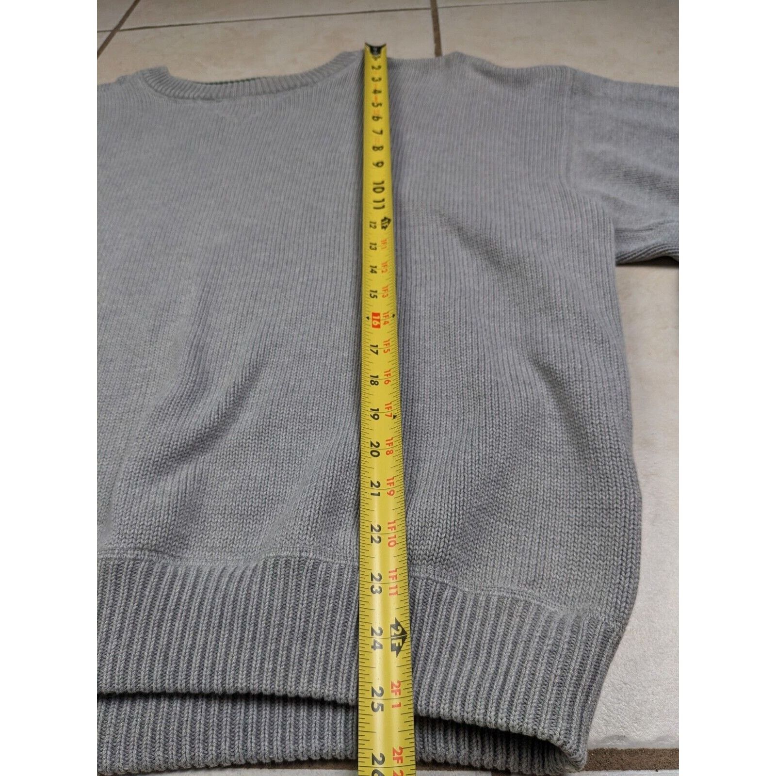 Eddie Bauer Vtg Eddie Bauer Sweater Men XL Gray Crew Neck Heavy Cotton Size US XL / EU 56 / 4 - 6 Thumbnail