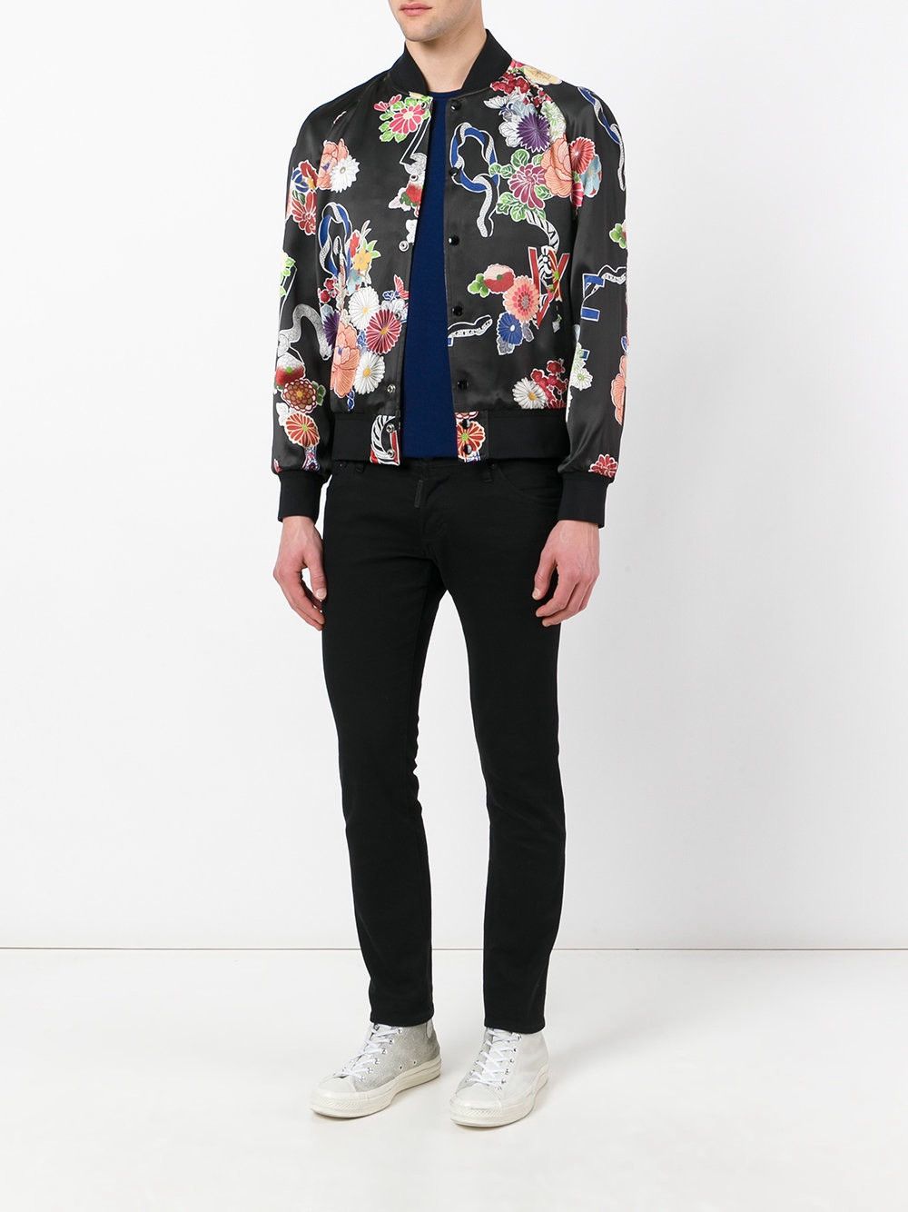 Saint Laurent Paris Viscose Teddy Bomber Size US S / EU 44-46 / 1 - 10 Thumbnail