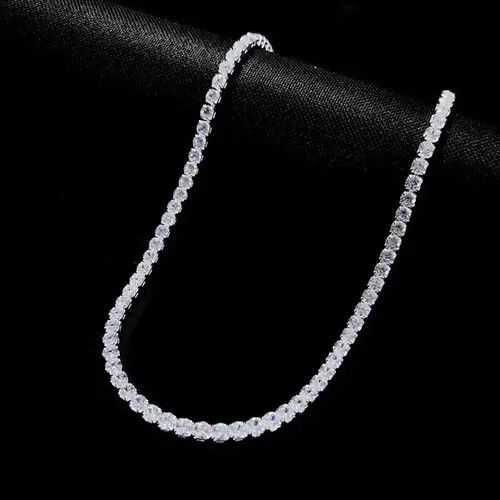 Other HipHop Rhinestone Tennis Chain Necklace Size ONE SIZE - 2 Thumbnail
