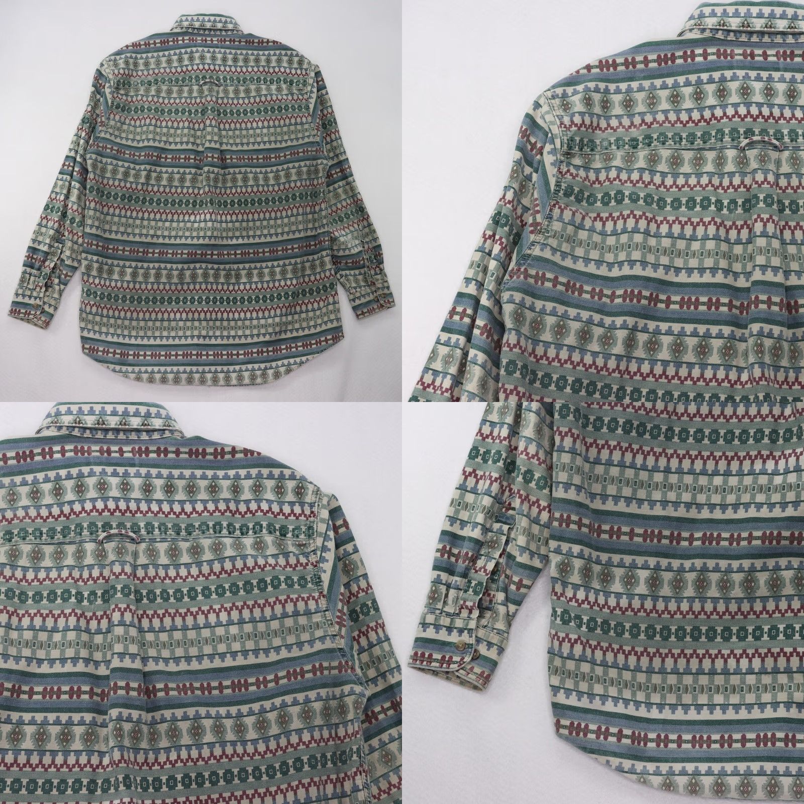 Vintage VINTAGE Woolrich Jacket Mens XL Grey Rugged Outdoor Tribal Plaid Cotton Wool Size US XL / EU 56 / 4 - 8 Thumbnail